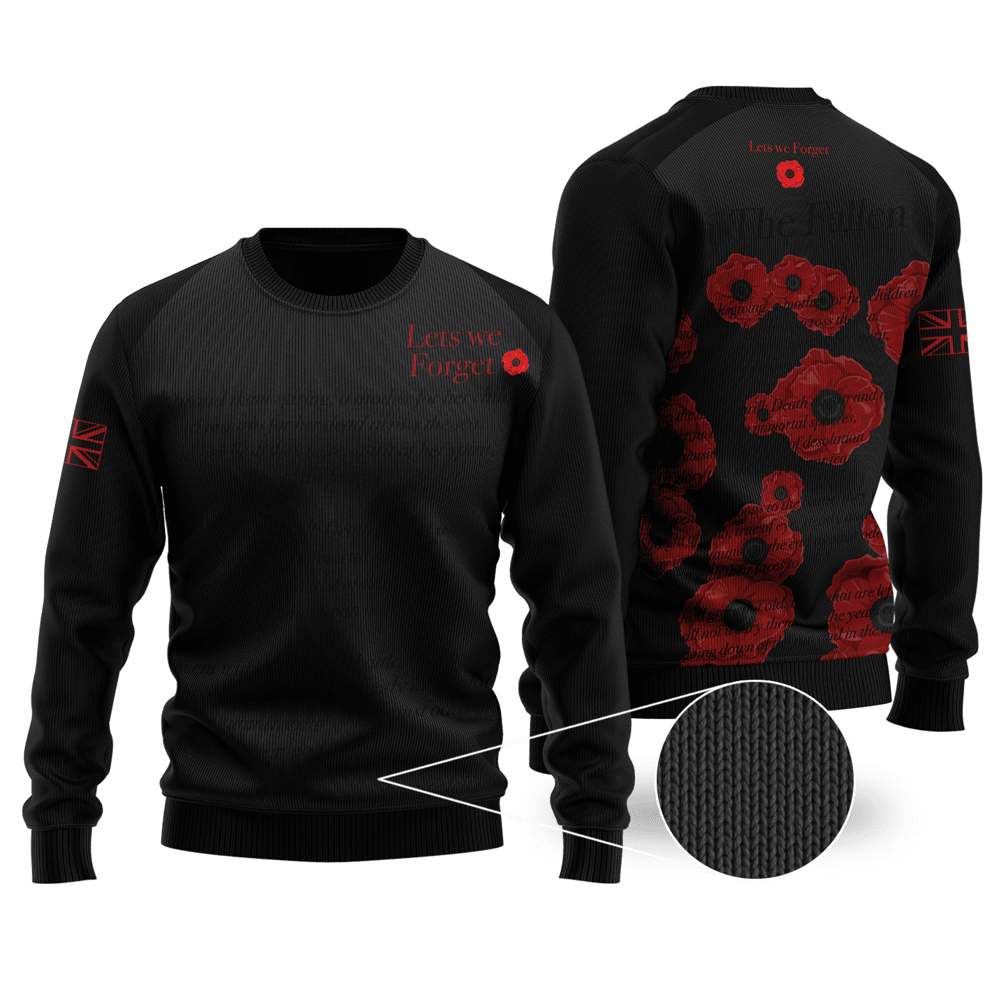 Remembrance Day Lest We Forget 3D All Over Printed Unisex Shirts