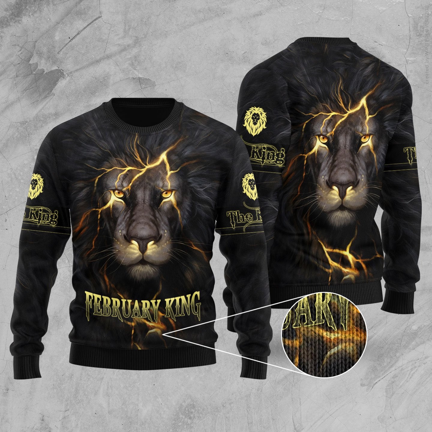 February Lion 3D All Over Printed Unisex Shirts