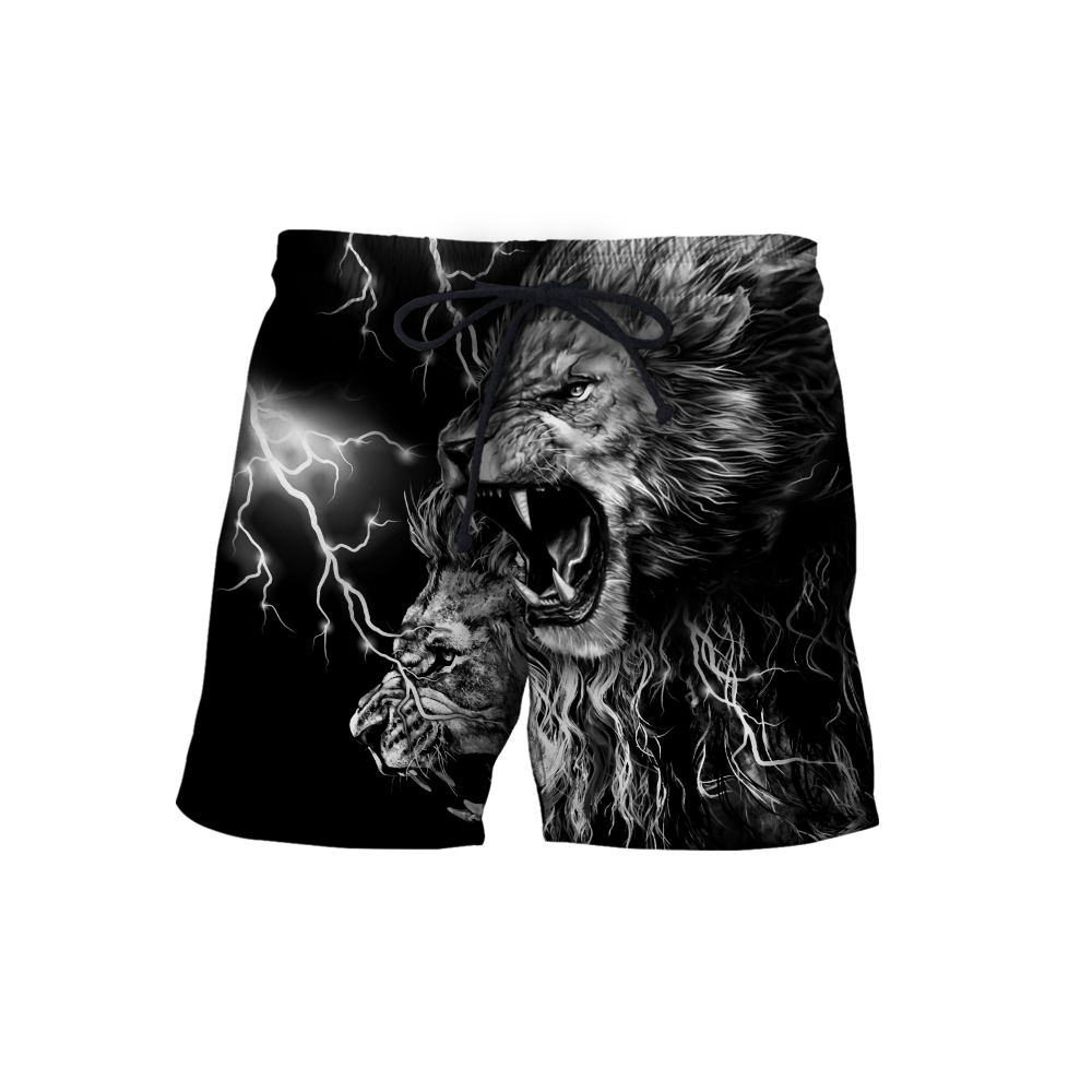 Lion Tattoo Thunder 3D All Over Printed Unisex Shirts