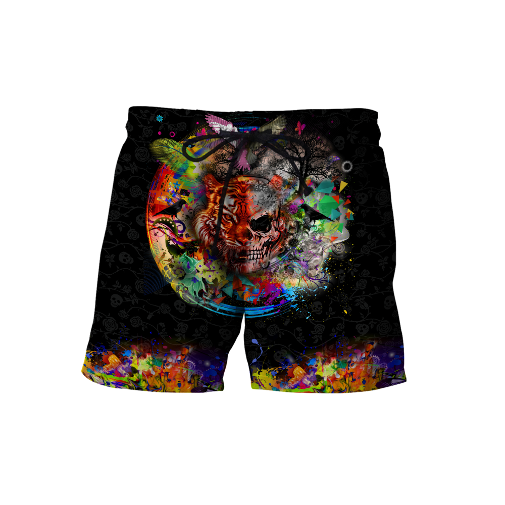 Love Skull animal full color 3D all over printed for man and women QB06092003-Apparel-PL8386-Short-S-Vibe Cosy™
