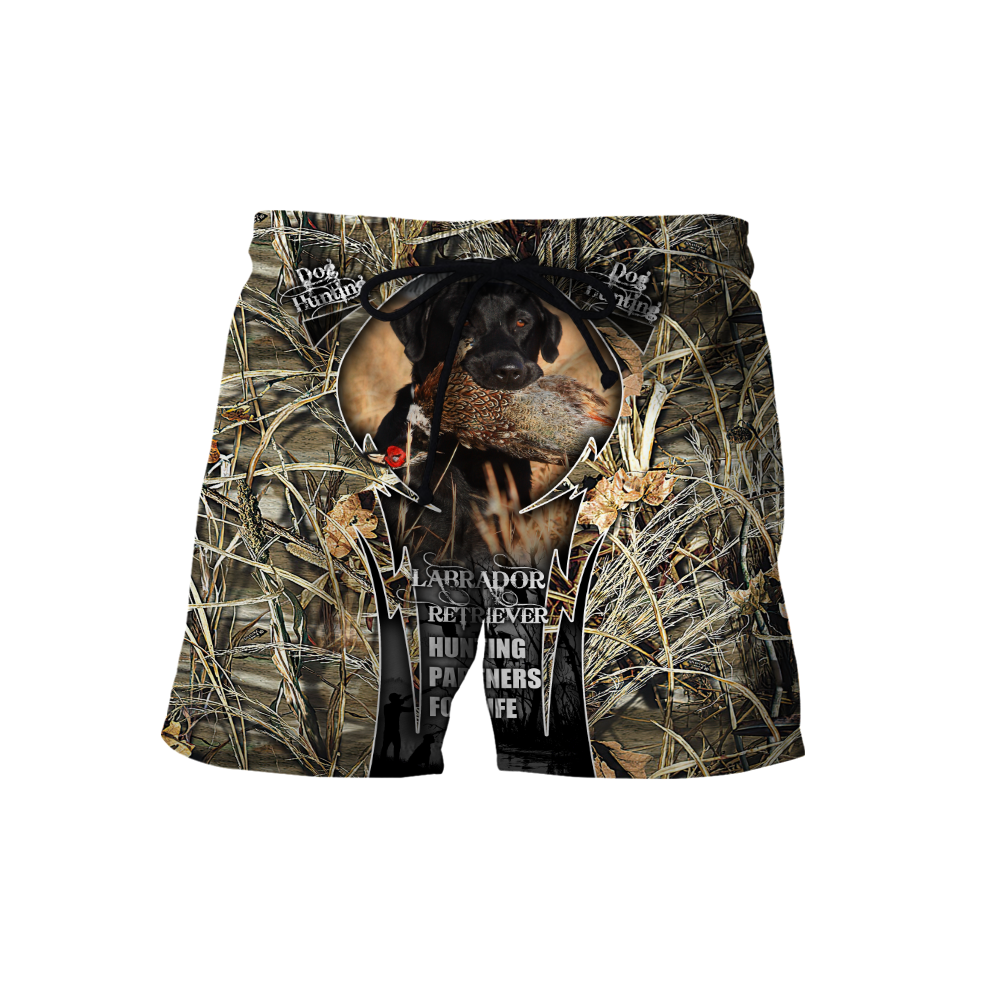Hunting Labrador 3D Over Printed Unisex Deluxe Hoodie ML