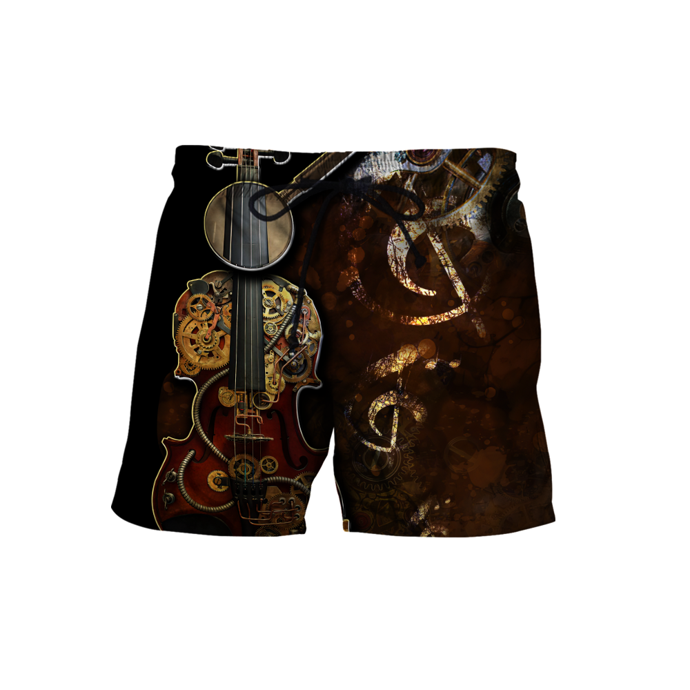 Steampunk Violin Mechanic All Over Printed Hoodie For Men and Women MH11112001CL