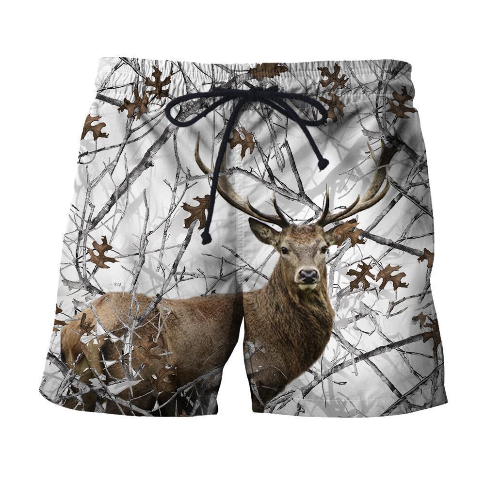 3D All Over Printed Camo Hunting Deer-Apparel-HP Arts-SHORTS-S-Vibe Cosy™