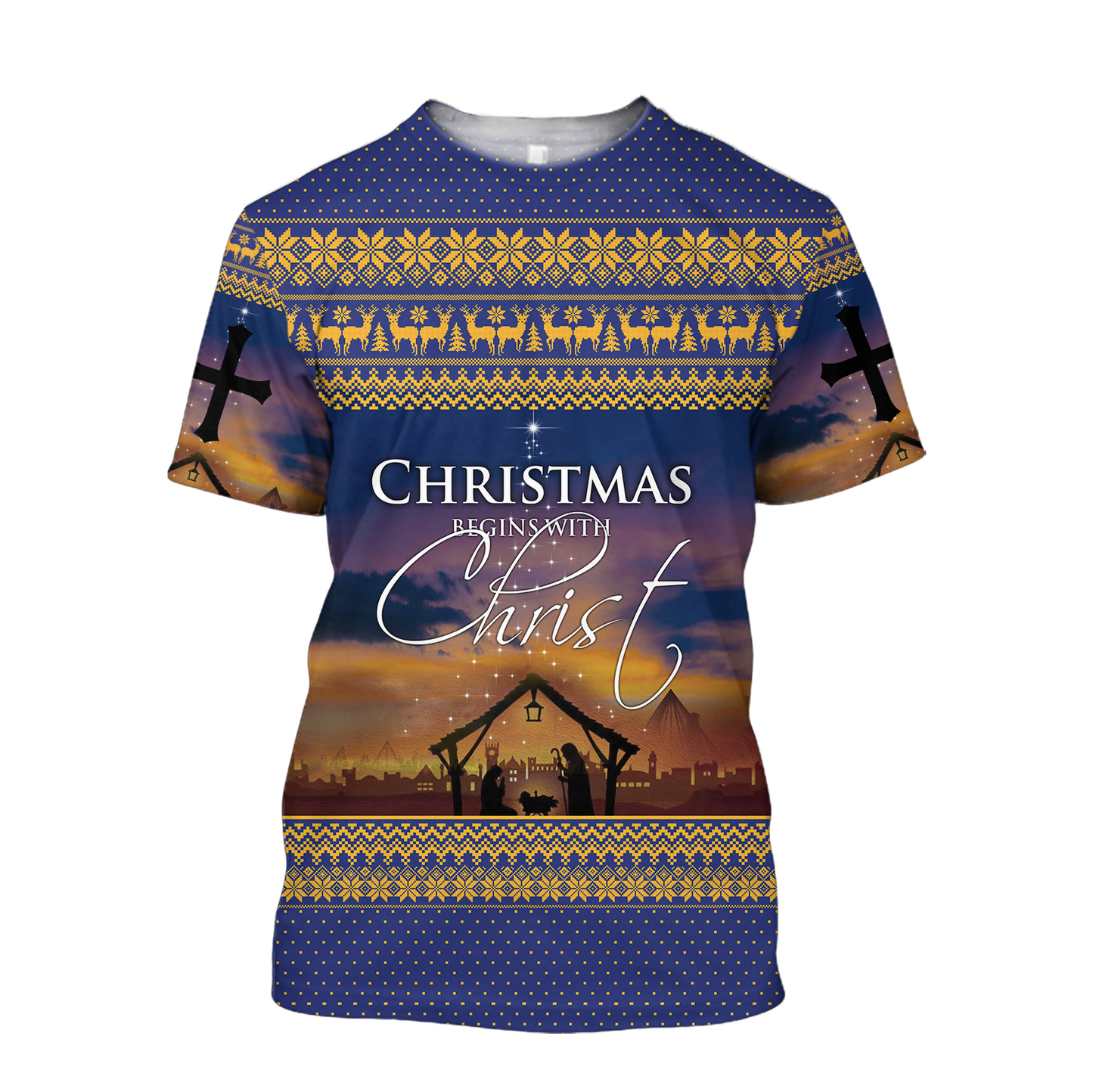 Premium Christian Jesus Catholic 3D Printed Unisex Shirts