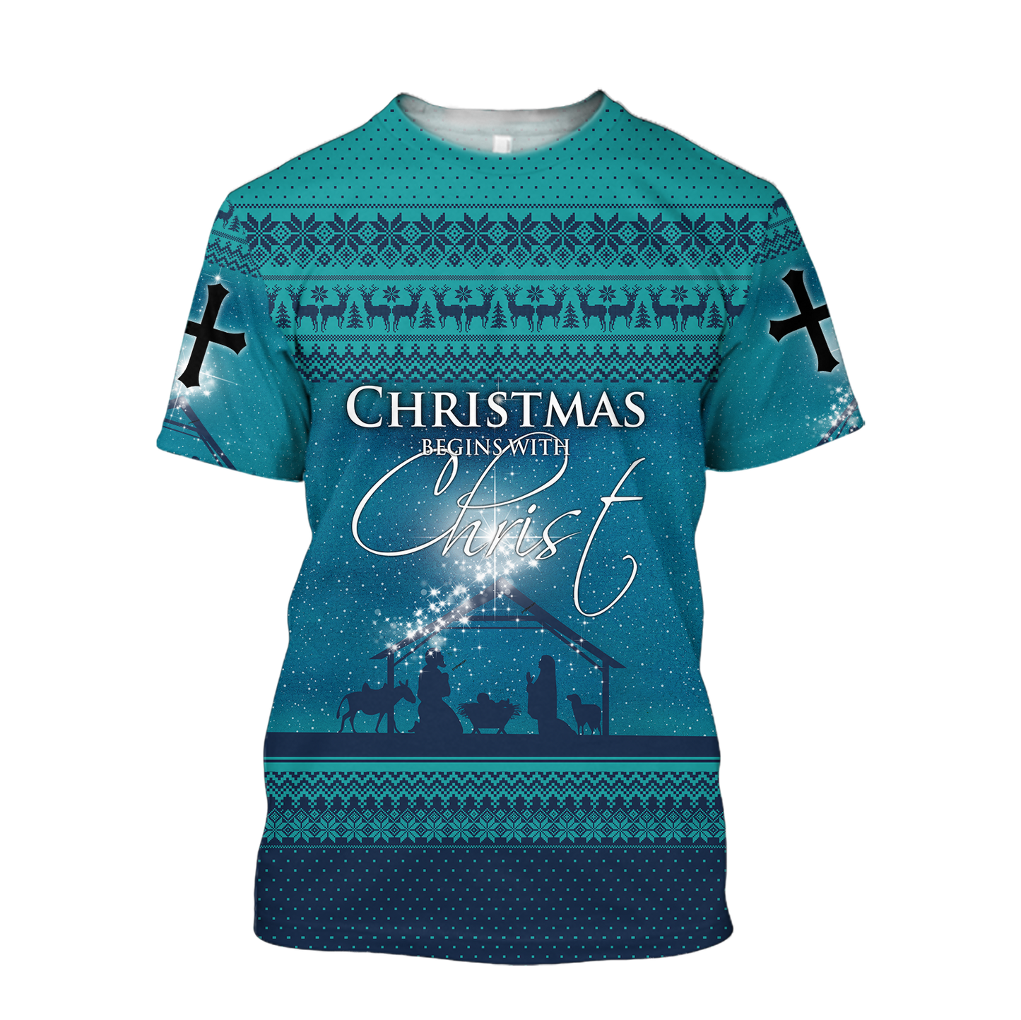 Premium Christian Jesus Catholic 3D Printed Unisex Shirts