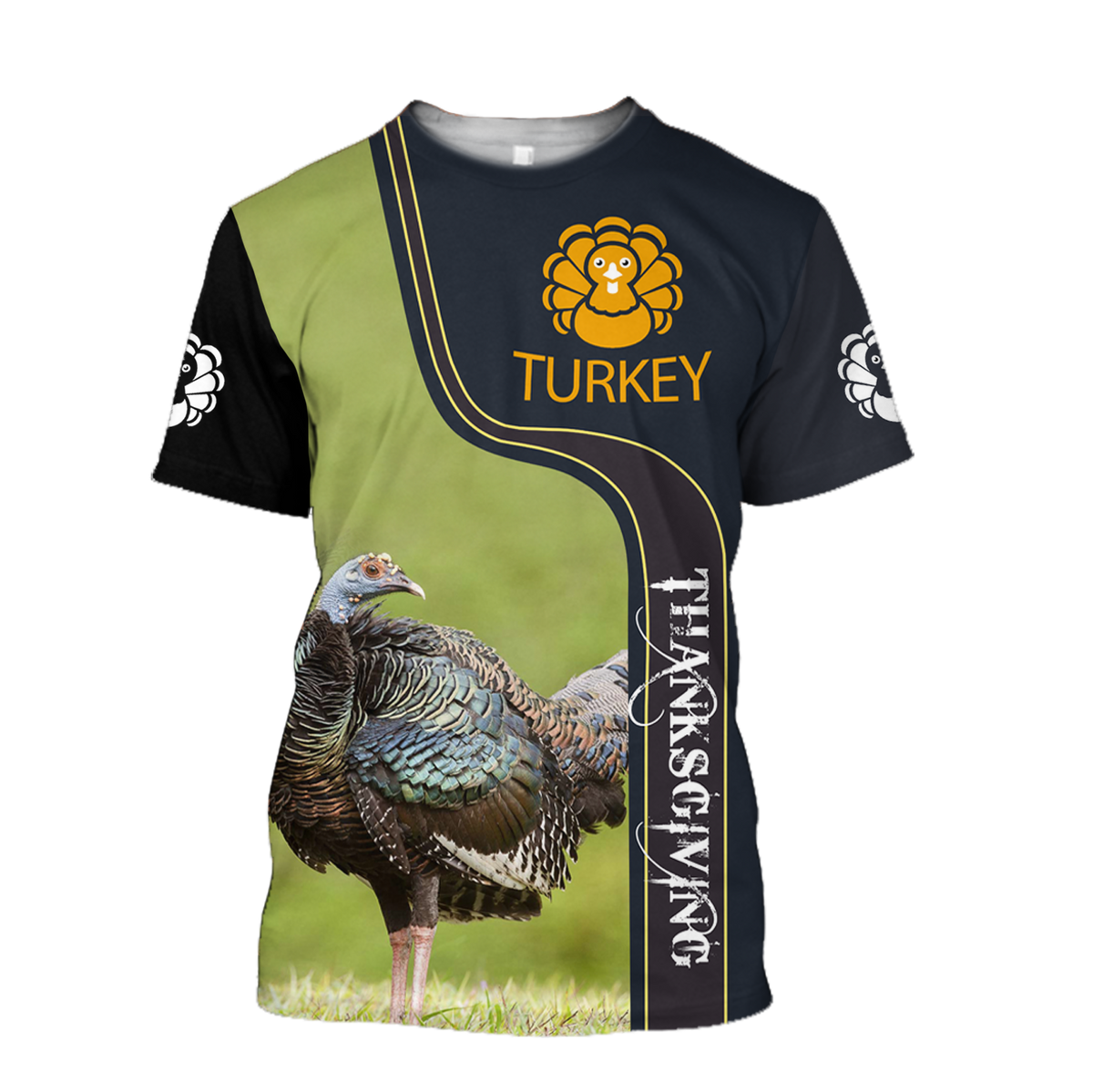 Turkey Thanksgiving HC8001-Apparel-Huyencass-T-Shirt-S-Vibe Cosy™