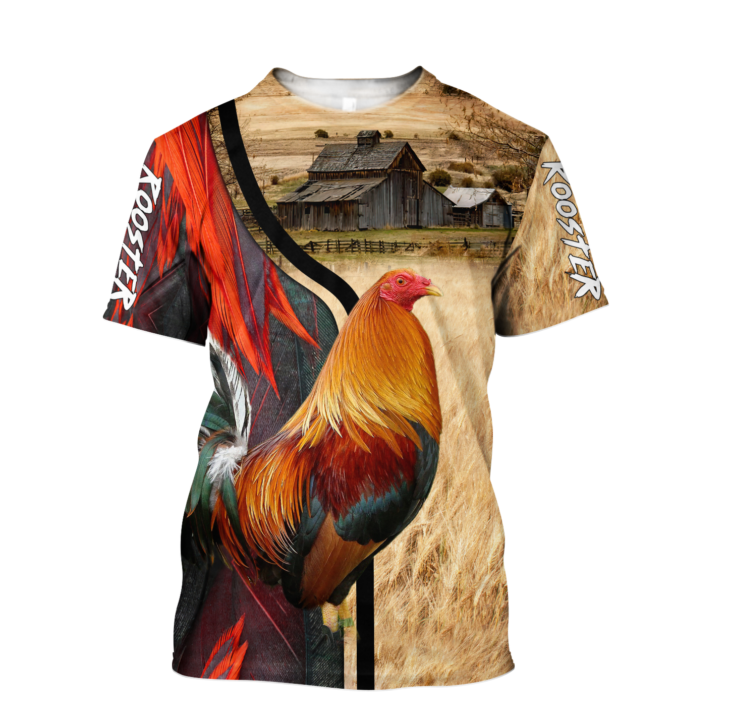 Premium Rooster 3D All Over Printed Unisex Shirts