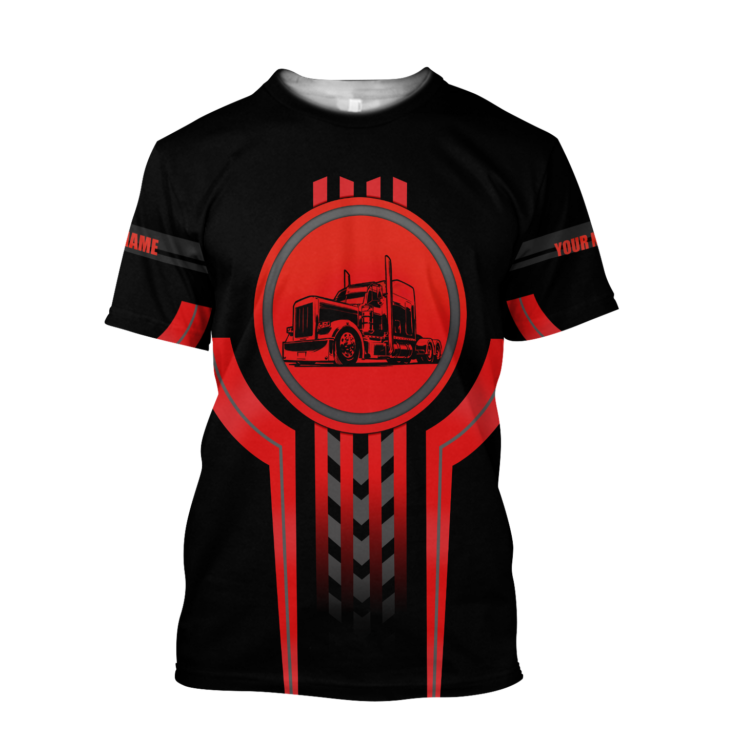 3D Trucker Red Unisex Shirts HVT29102004