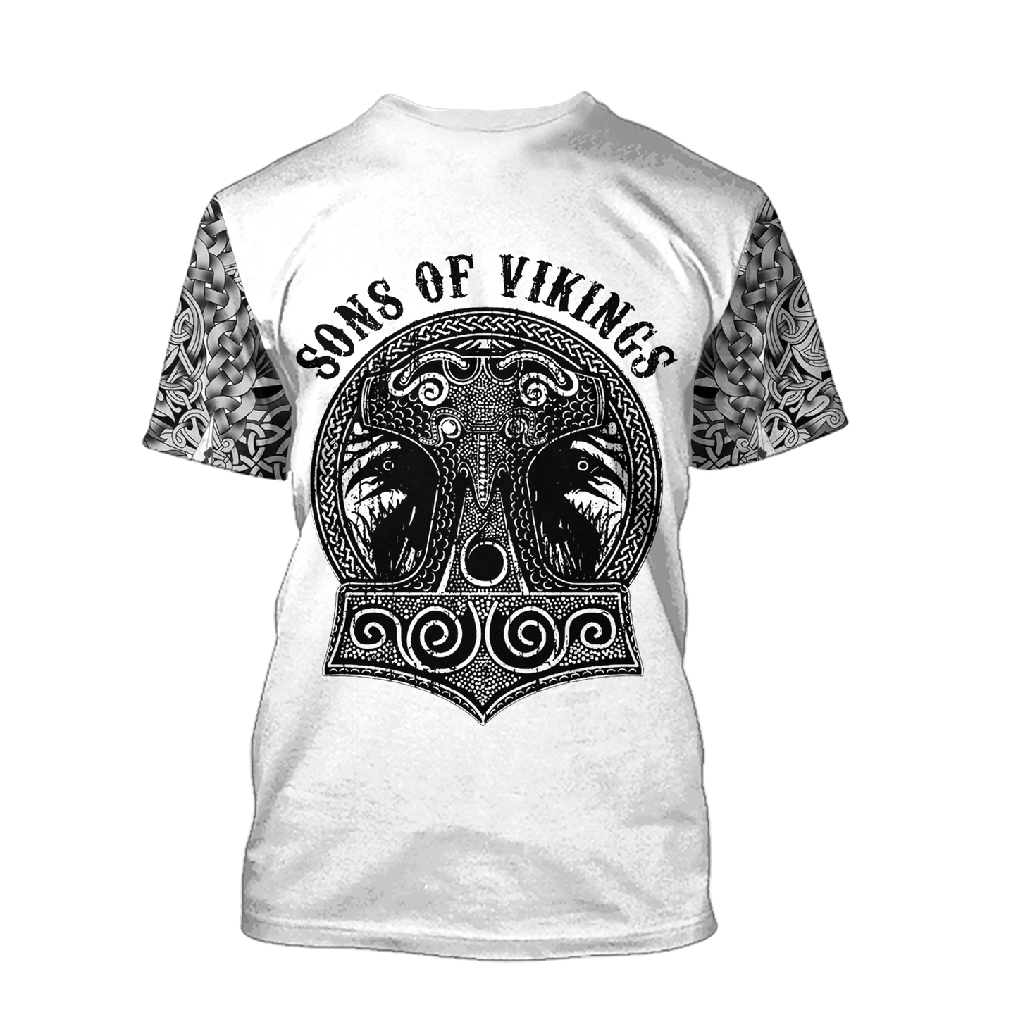 3D All Over Printed Sons Of Vikings Hoodie-Apparel-HP Arts-Hoodie-S-Vibe Cosy™