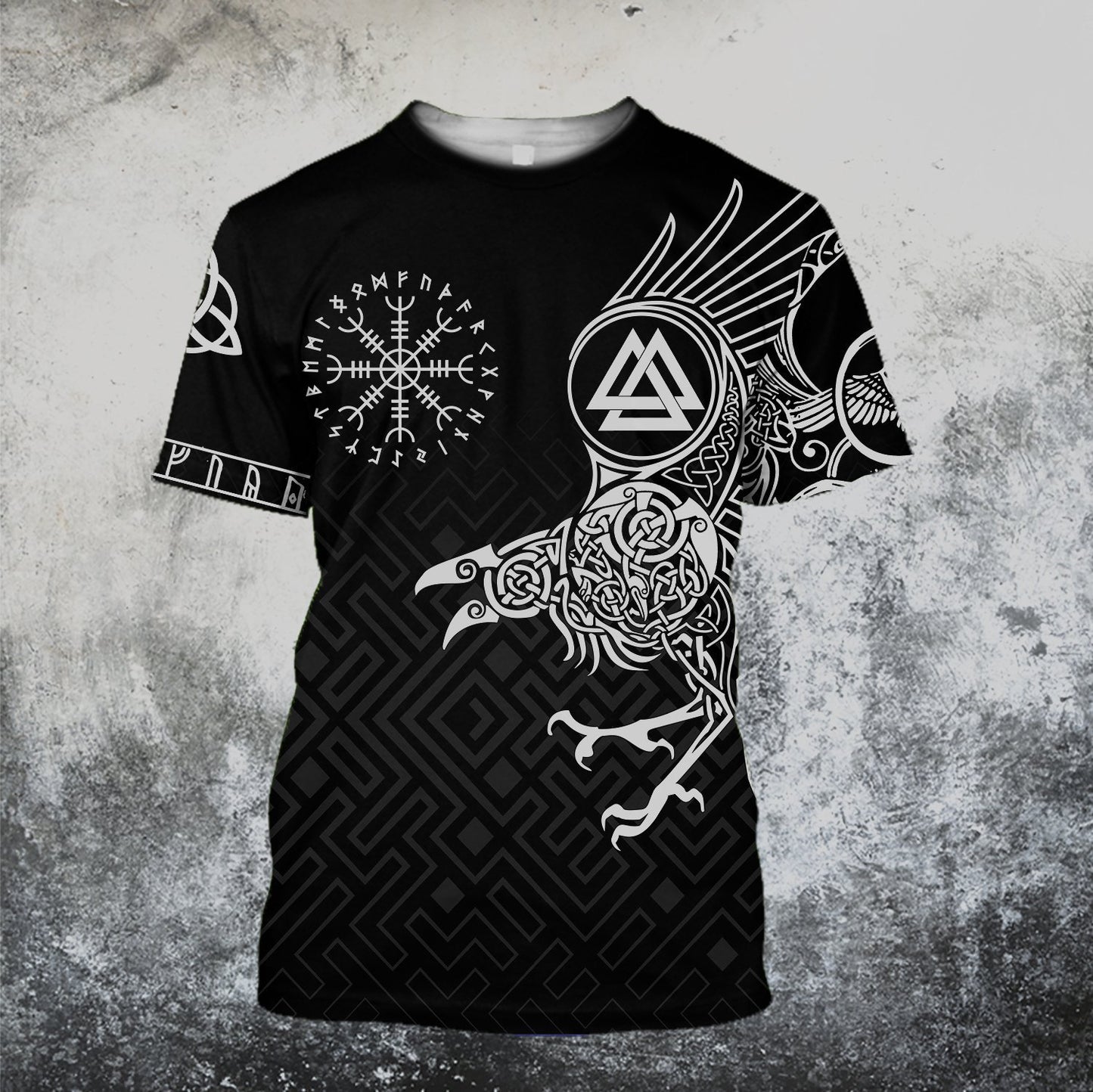 Vikings - The Raven of Odin Tattoo Special Hoodie-Apparel-HP Arts-T-Shirt-S-Vibe Cosy™