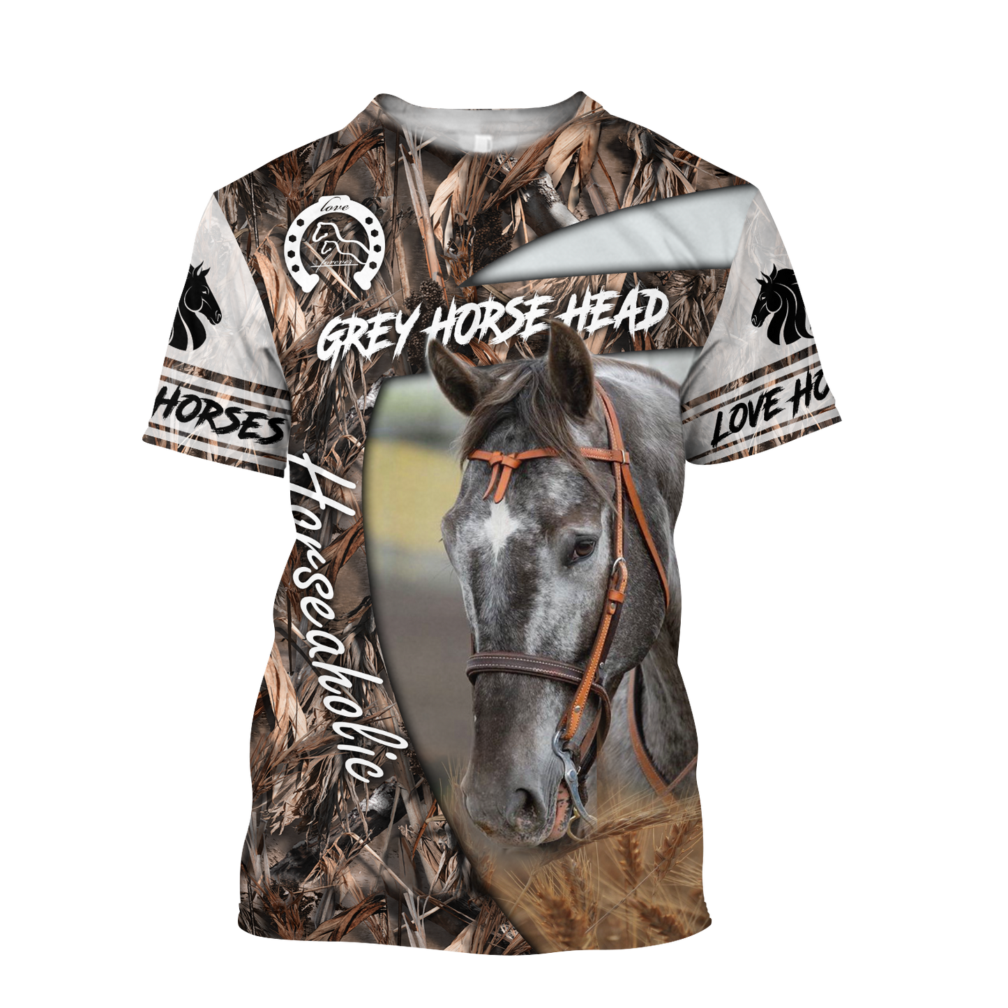 Love Horse 3D All Over Printed Shirts Pi080502-Apparel-TA-Hoodie-S-Vibe Cosy™