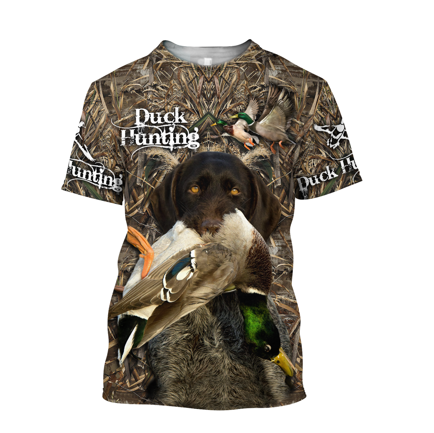 Duck Hunting Labrador Retriever Camo 3D All Over Print Hoodie Pi17082001