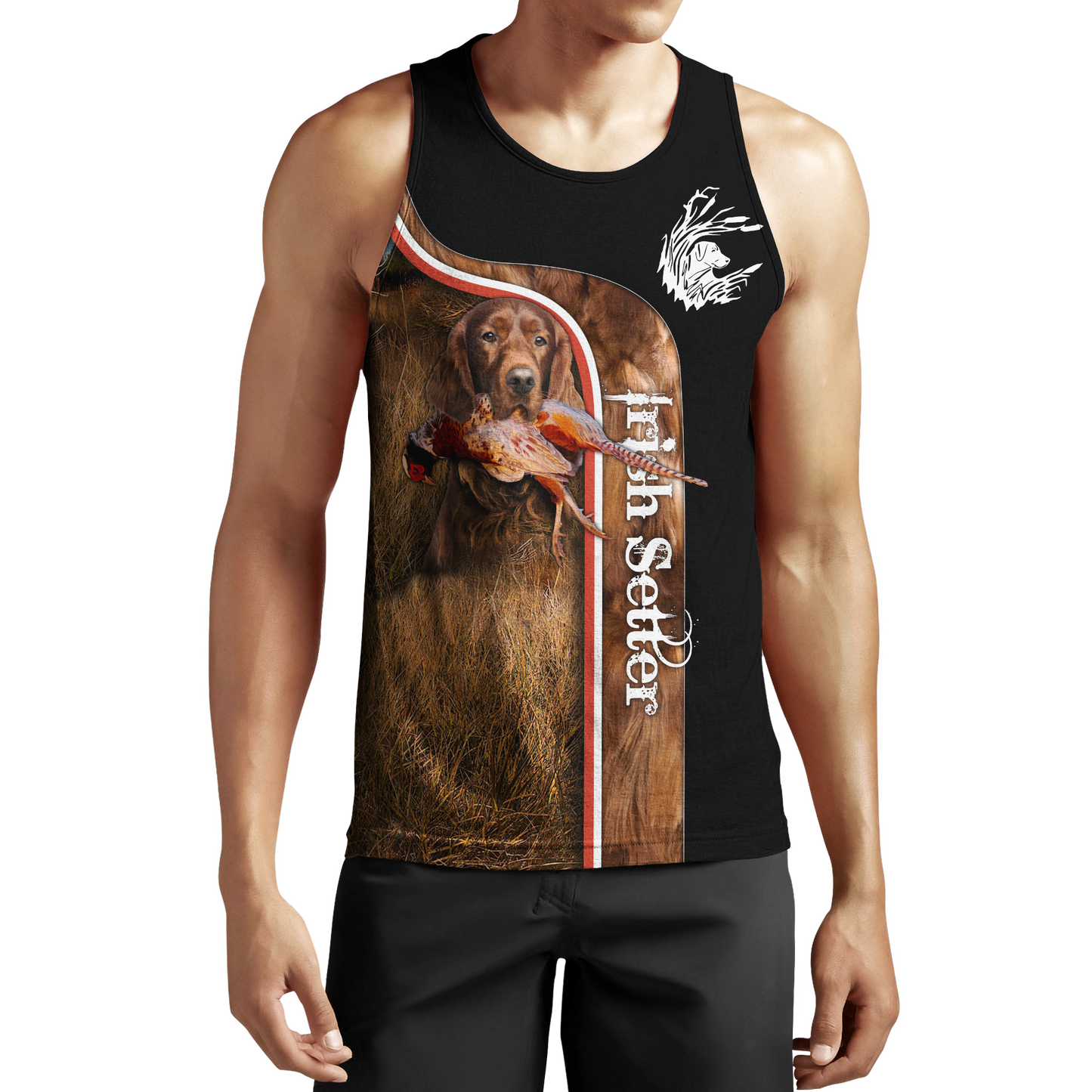 Pheasant Setter Hunting 3D All Over Printed Shirts For Men And Women JJ100201-Apparel-MP-Tank Top-S-Vibe Cosy™