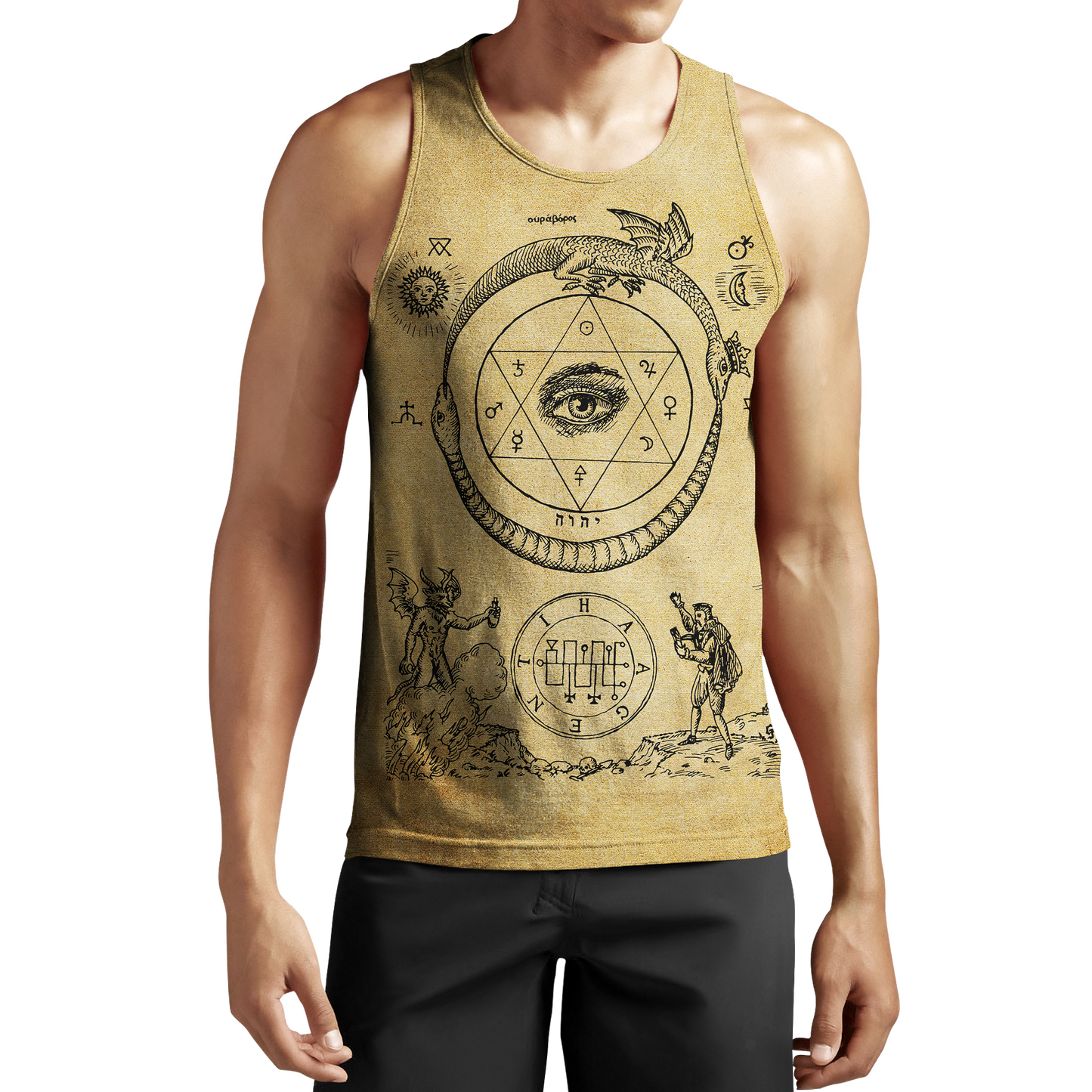 Alchemy 3D All Over Printed Shirts Hoodie JJ140103-Apparel-MP-Tank Top-S-Vibe Cosy™