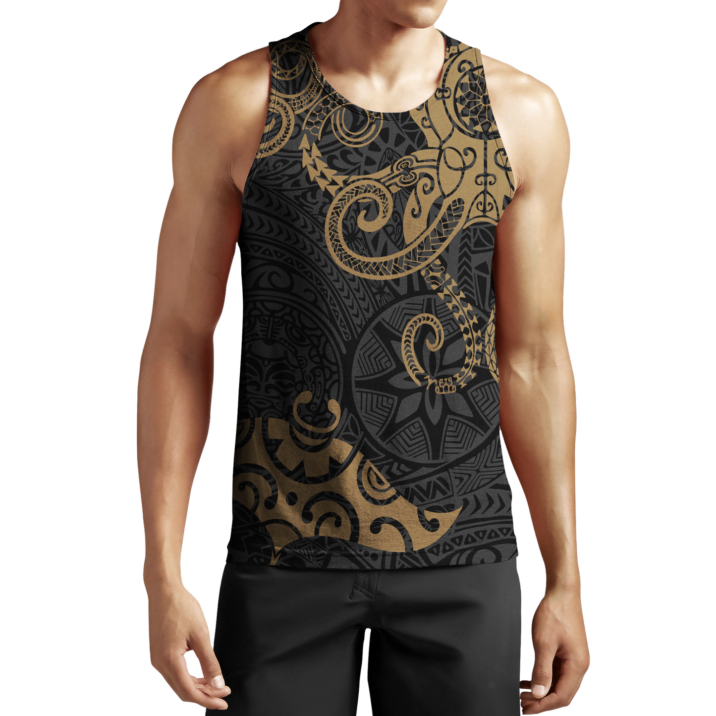 American Samoa active special 3d all over printed shirt and short for man and women JJ080101 PL-Apparel-PL8386-Tank top-S-Vibe Cosy™