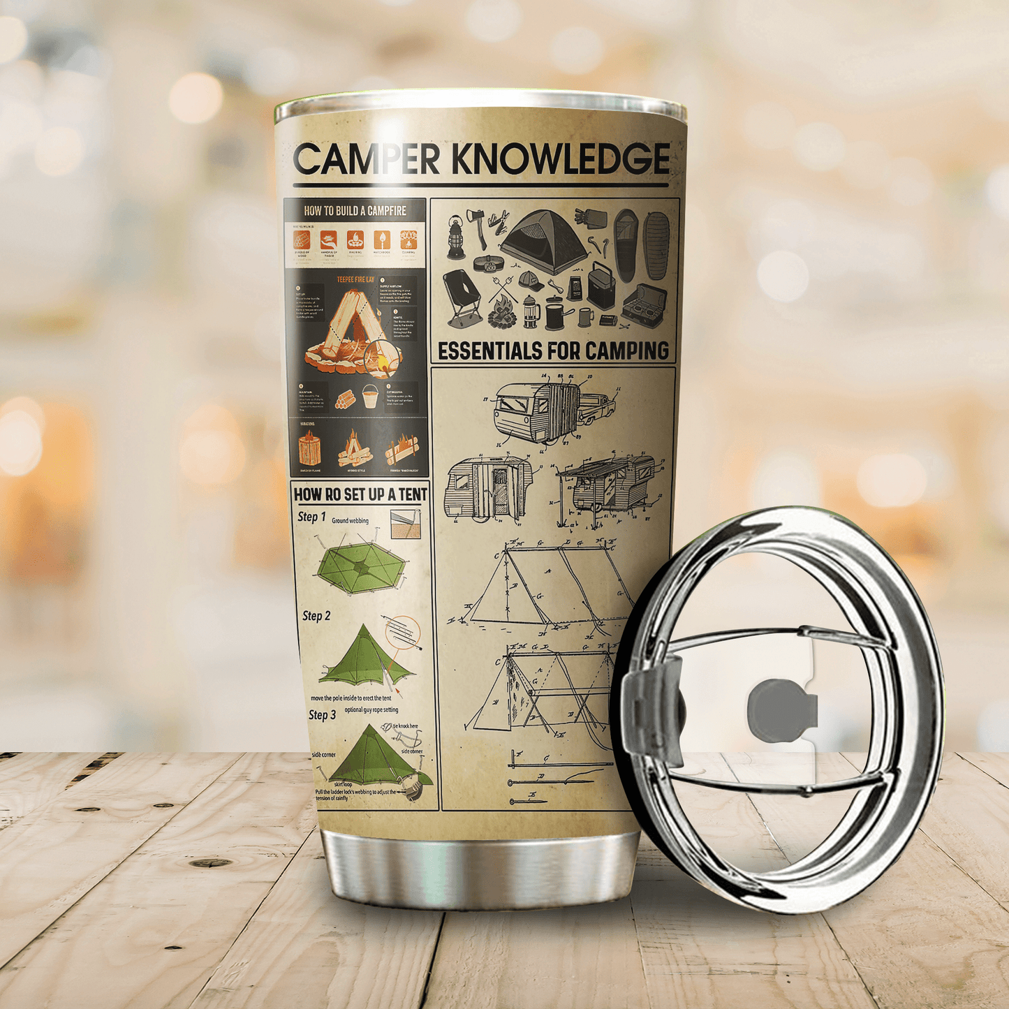 Camping Steel Tumbler