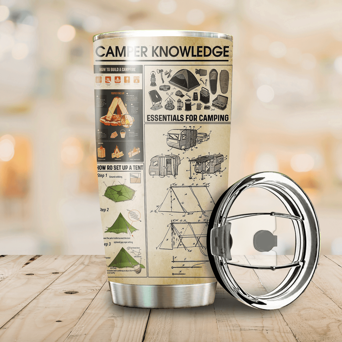 Camping Steel Tumbler