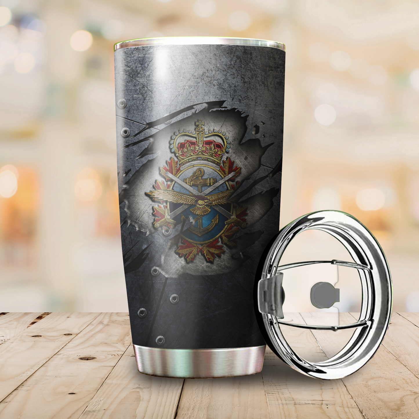 XT Canadian Veteran Armed Forces Stainless Steel Tumbler SN17032101.S2