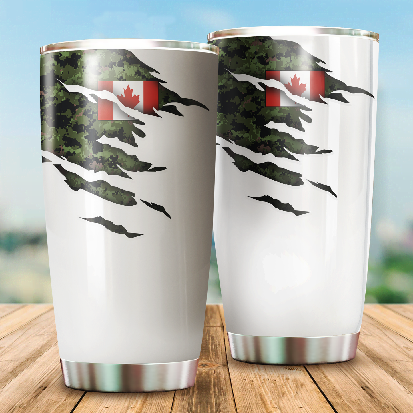 Canadian Veteran Stainless Steel Tumbler PD18032102