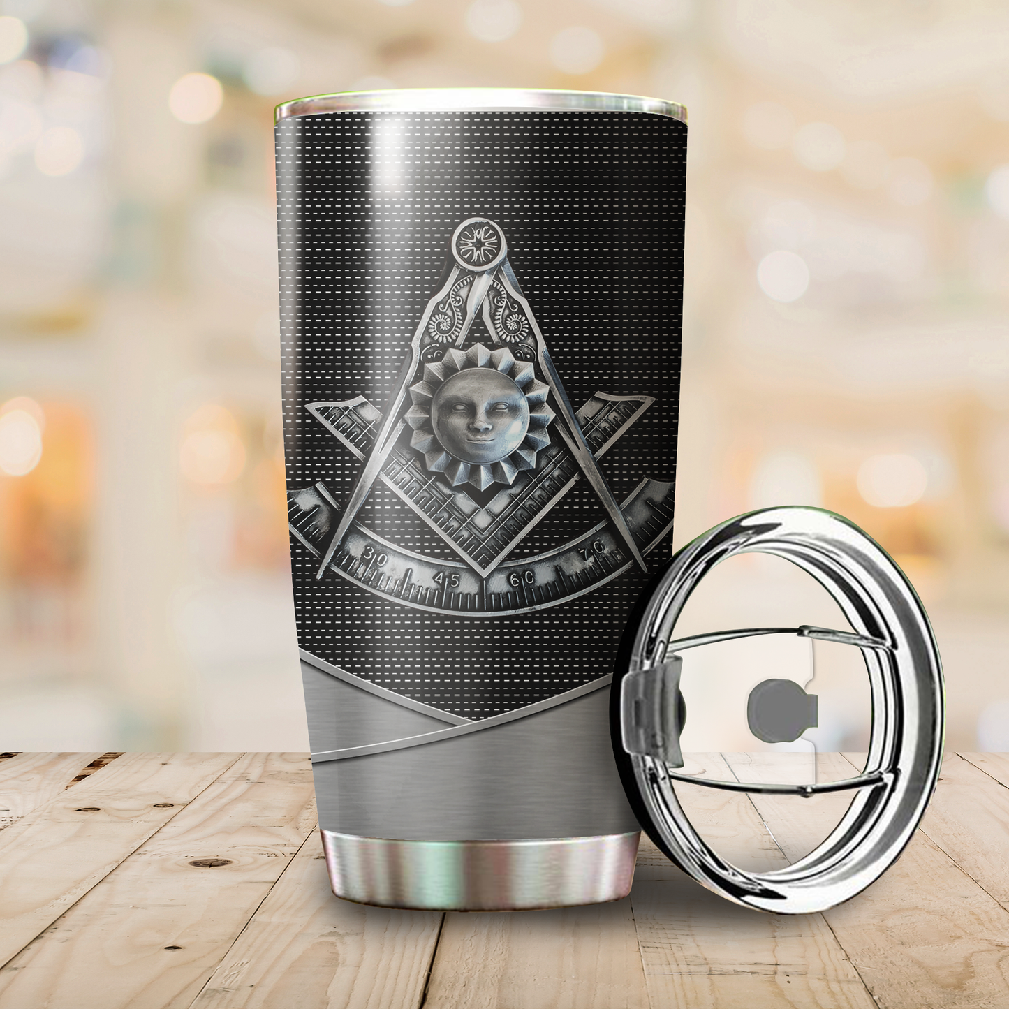 Personalized Name XT Freemason Stainless Steel Tumbler Past Master Emblem TNA04032102