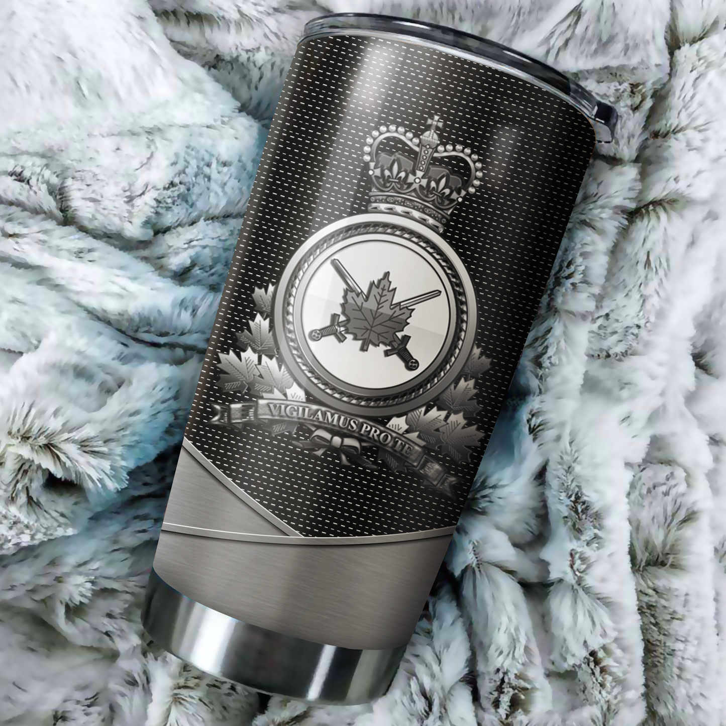 Personalized Name XT Canadian Veteran Stainless Steel Tumbler TNA11032107