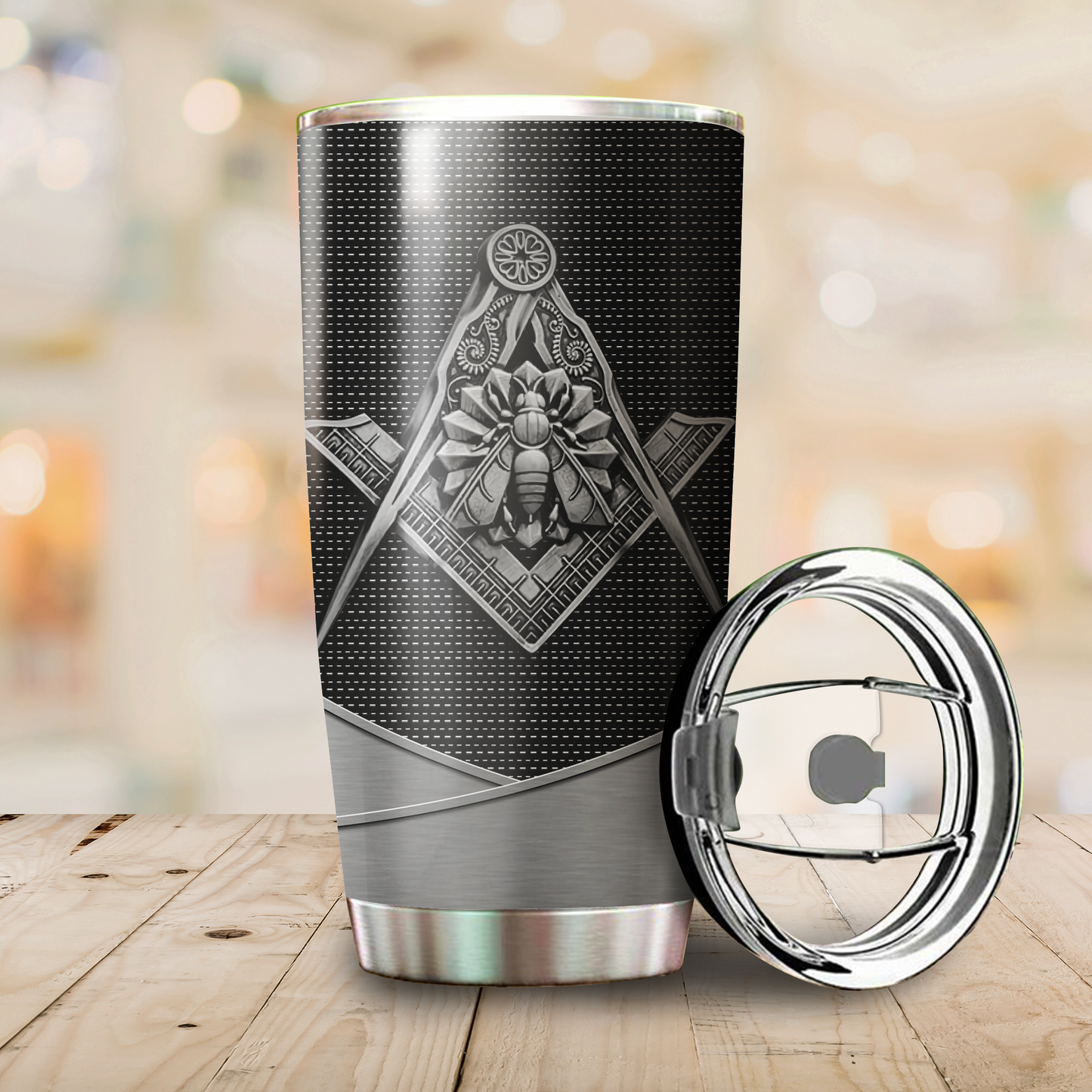 Personalized Name XT Freemason Stainless Steel Tumbler HONEY BEE TNA04032104