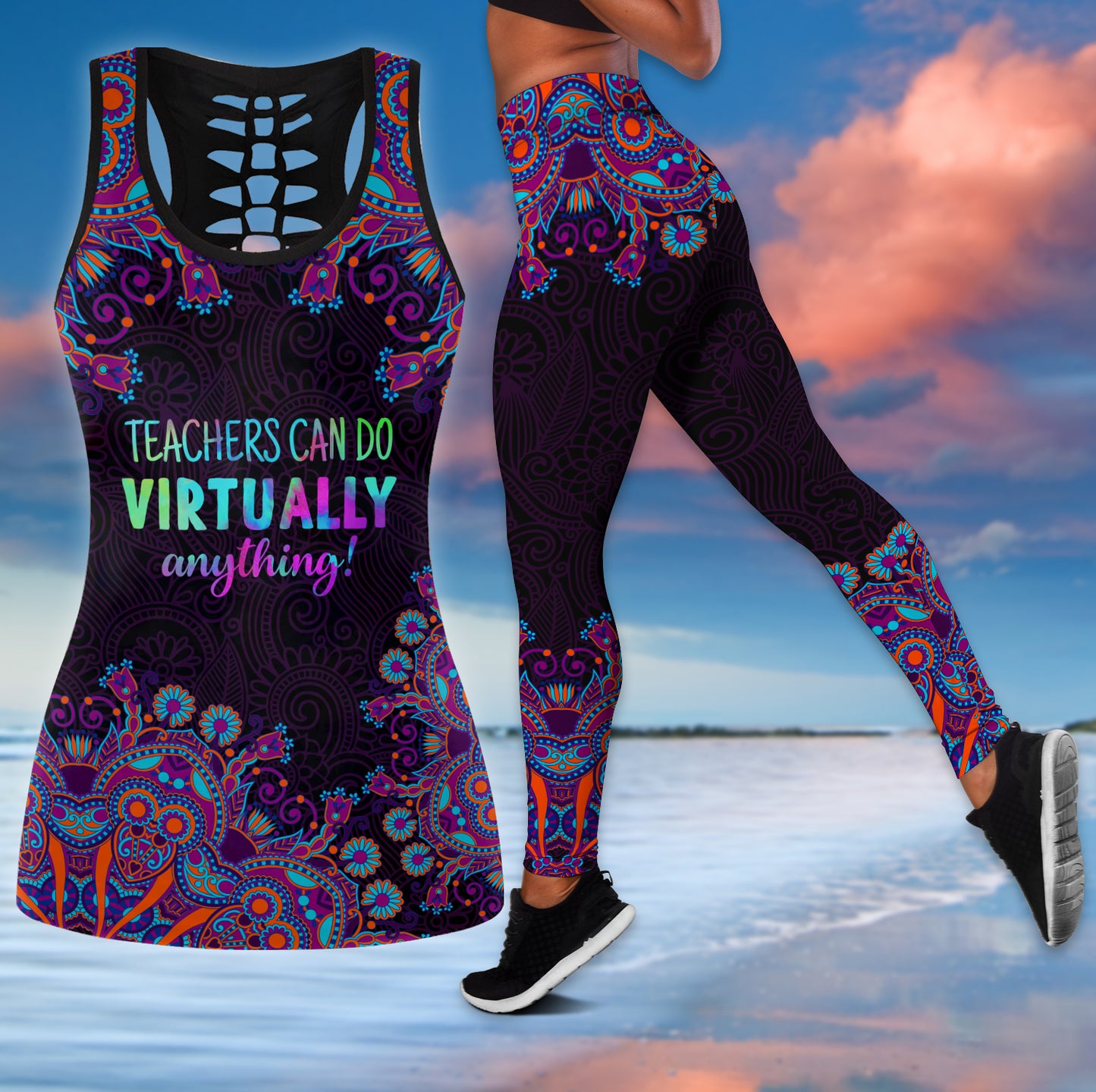 Teachers Can Do Virtually Anything Legging & Tank top