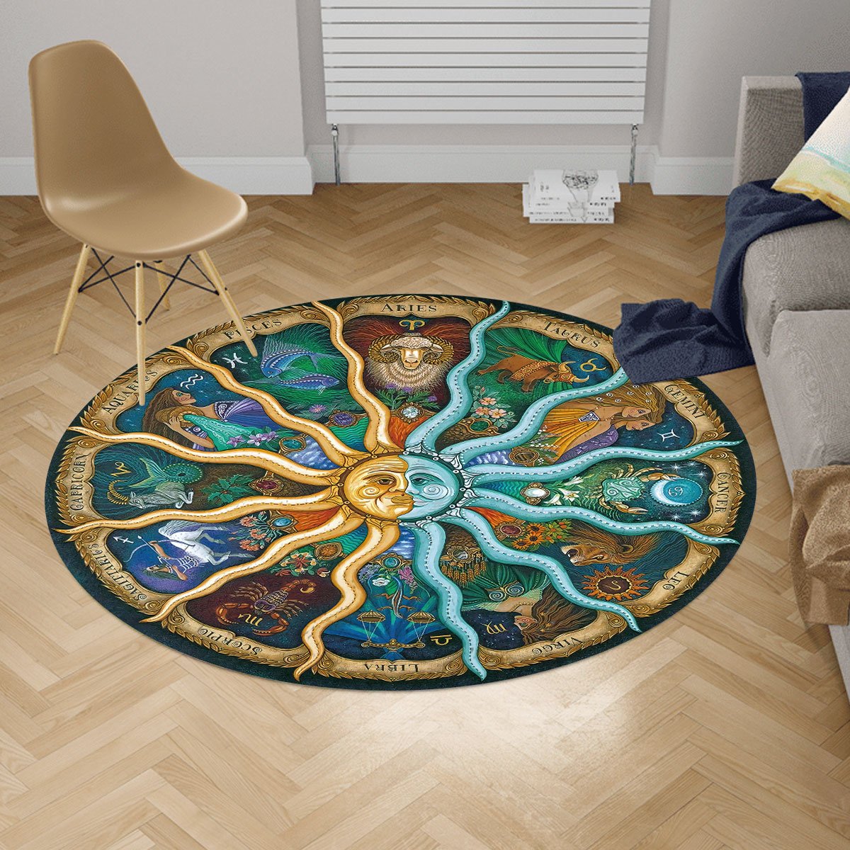 Zodiac Circle Rug HHT19052101