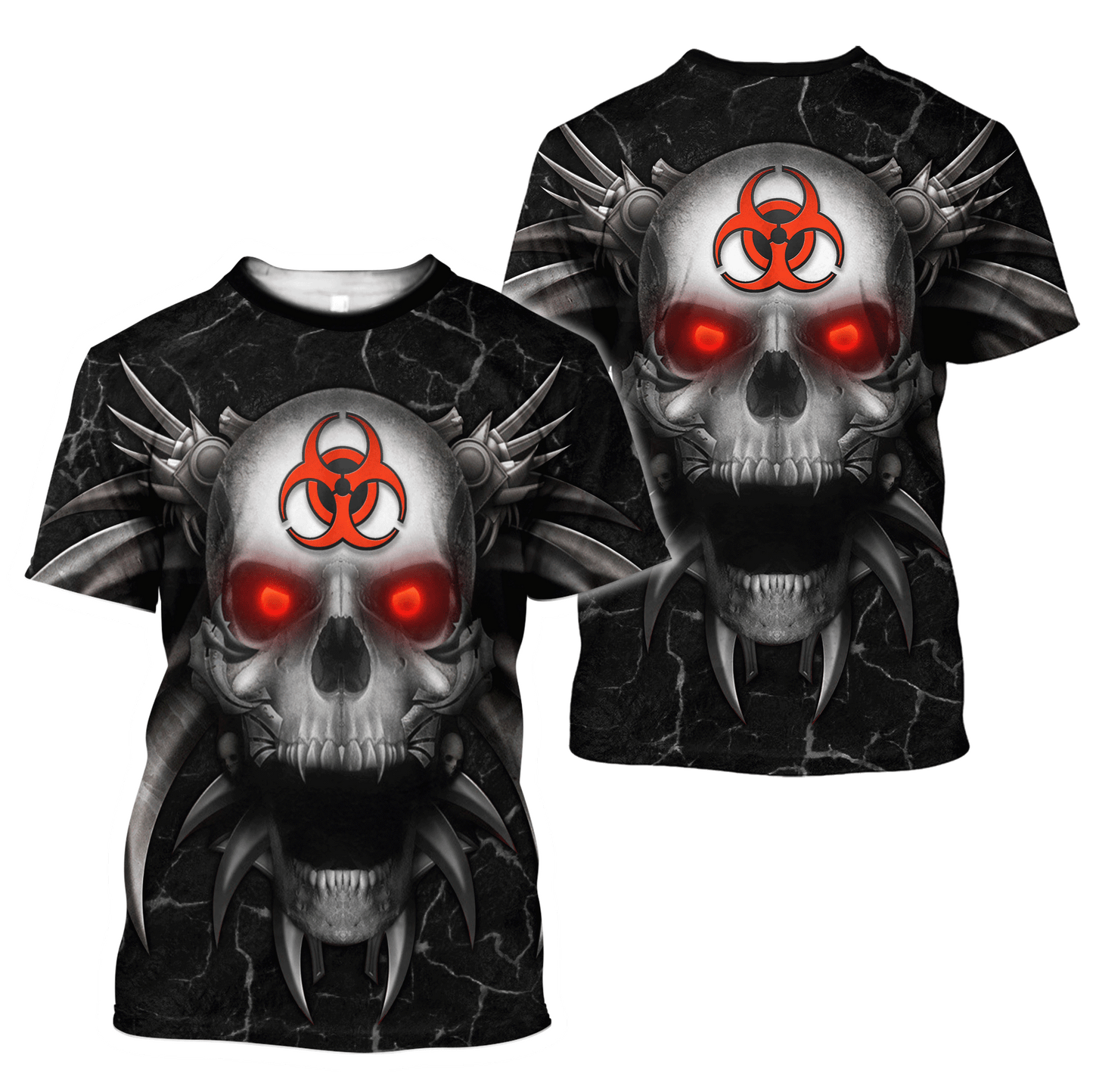 Metal Biohazard Skull Unisex T-shirt KL15112202