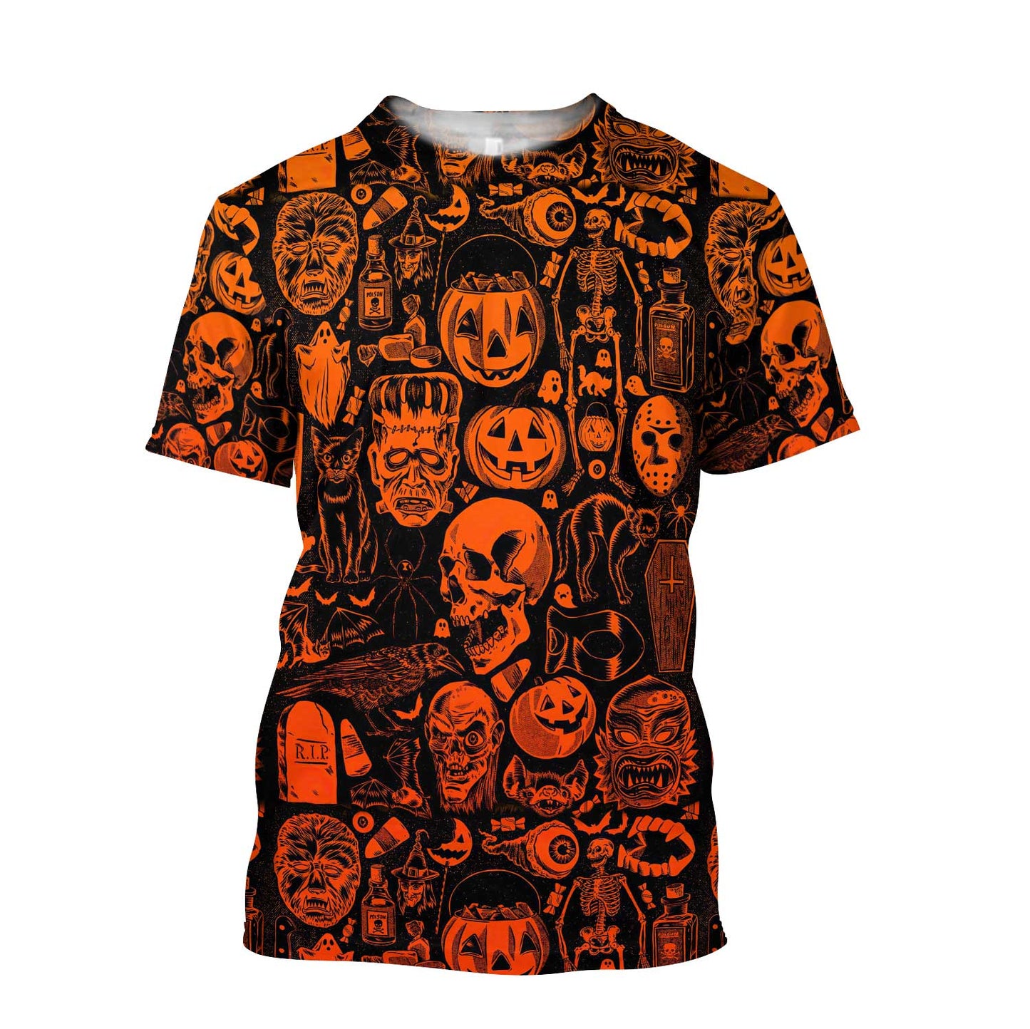 Skull Halloween Version Unisex Tshirt HHT04112104