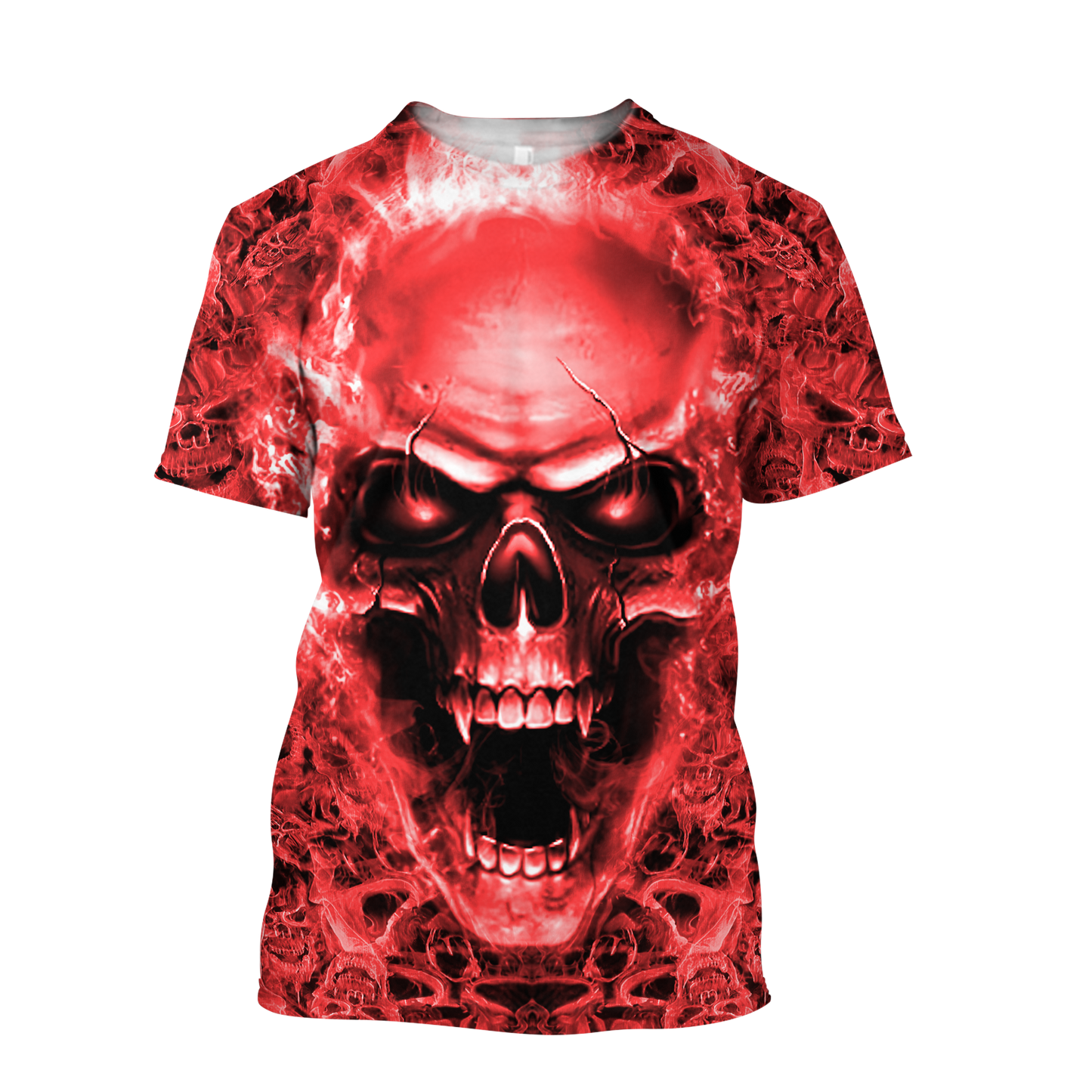 Skull Unisex Tshirt Red Ver DD14122106