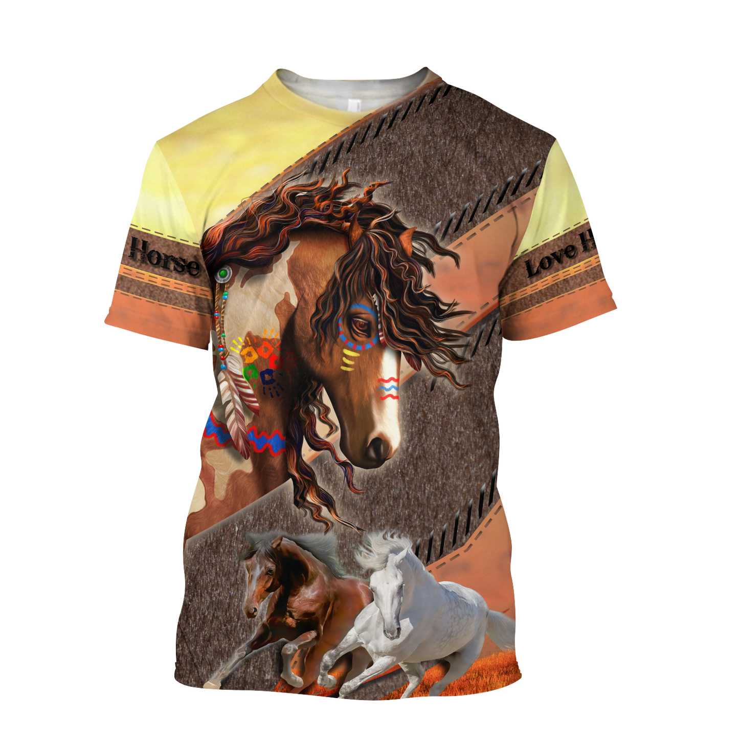 Love Horse 3D All Over Printed Hoodie For Men And Women HHT25112003CL