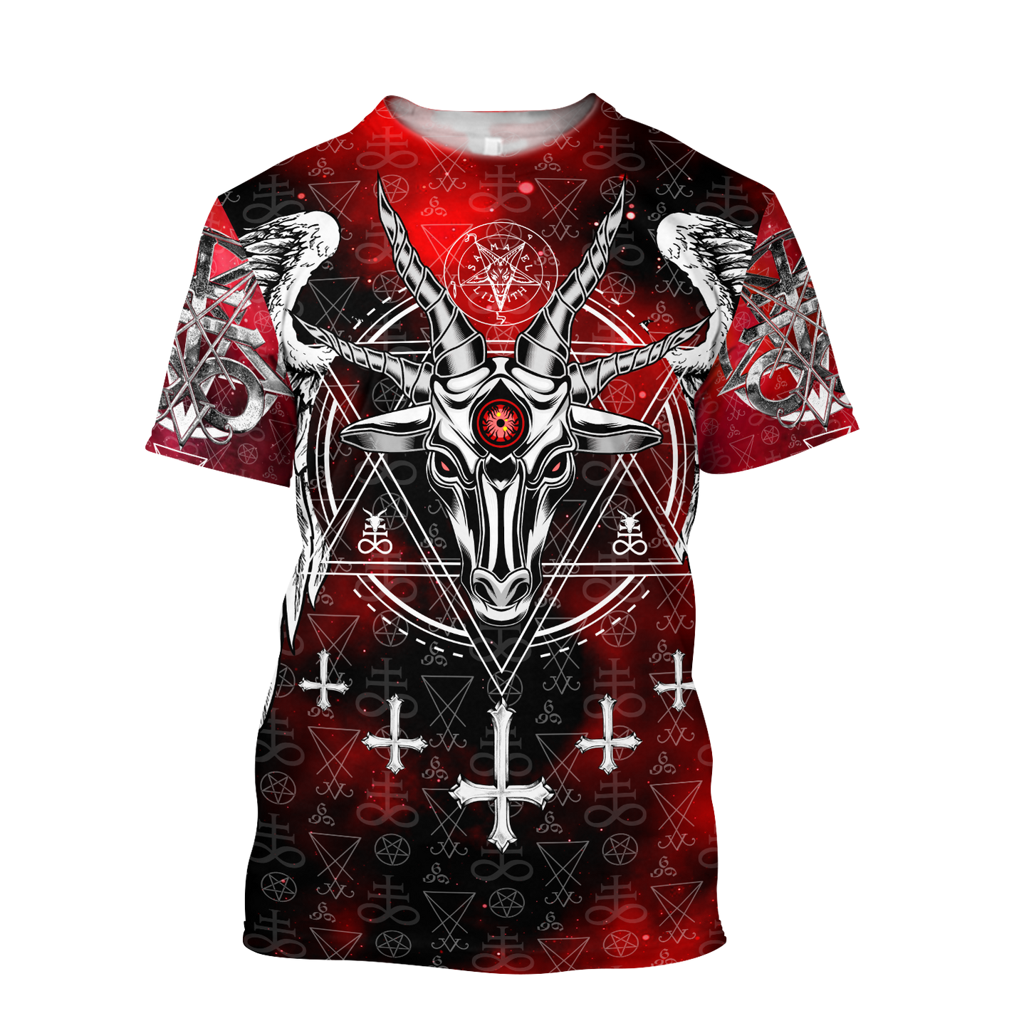 3D All Over Printed Satanic Unisex Shirts