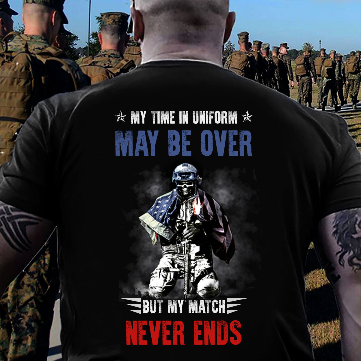 Customized Name My Match Never Ends 3D All Over Printed Unisex T-Shirt