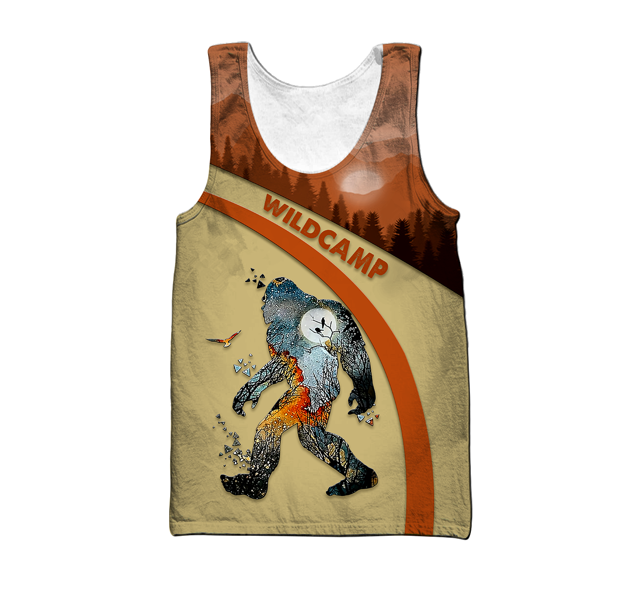 Bigfoot-Camping3D All Over Printed Shirts TNA11112004XT