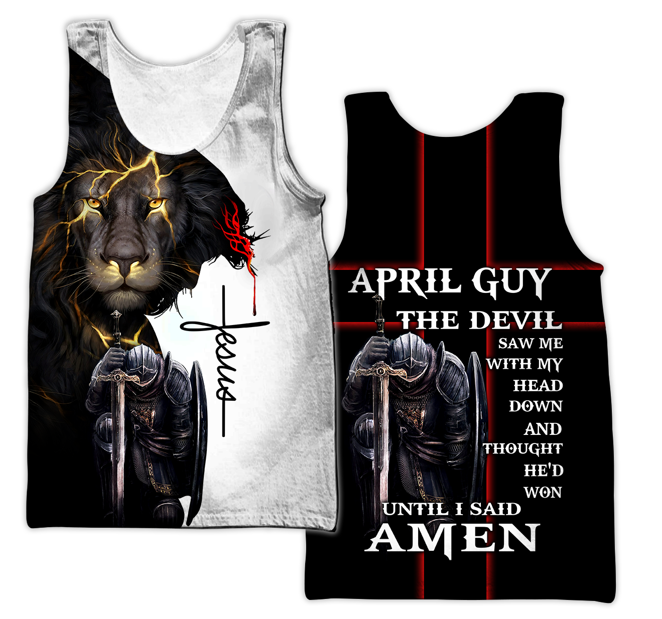 April Guy- Untill I Said Amen 3D All Over Printed Shirts For Men and Women Pi250501S4-Apparel-TA-Tank Top-S-Vibe Cosy™