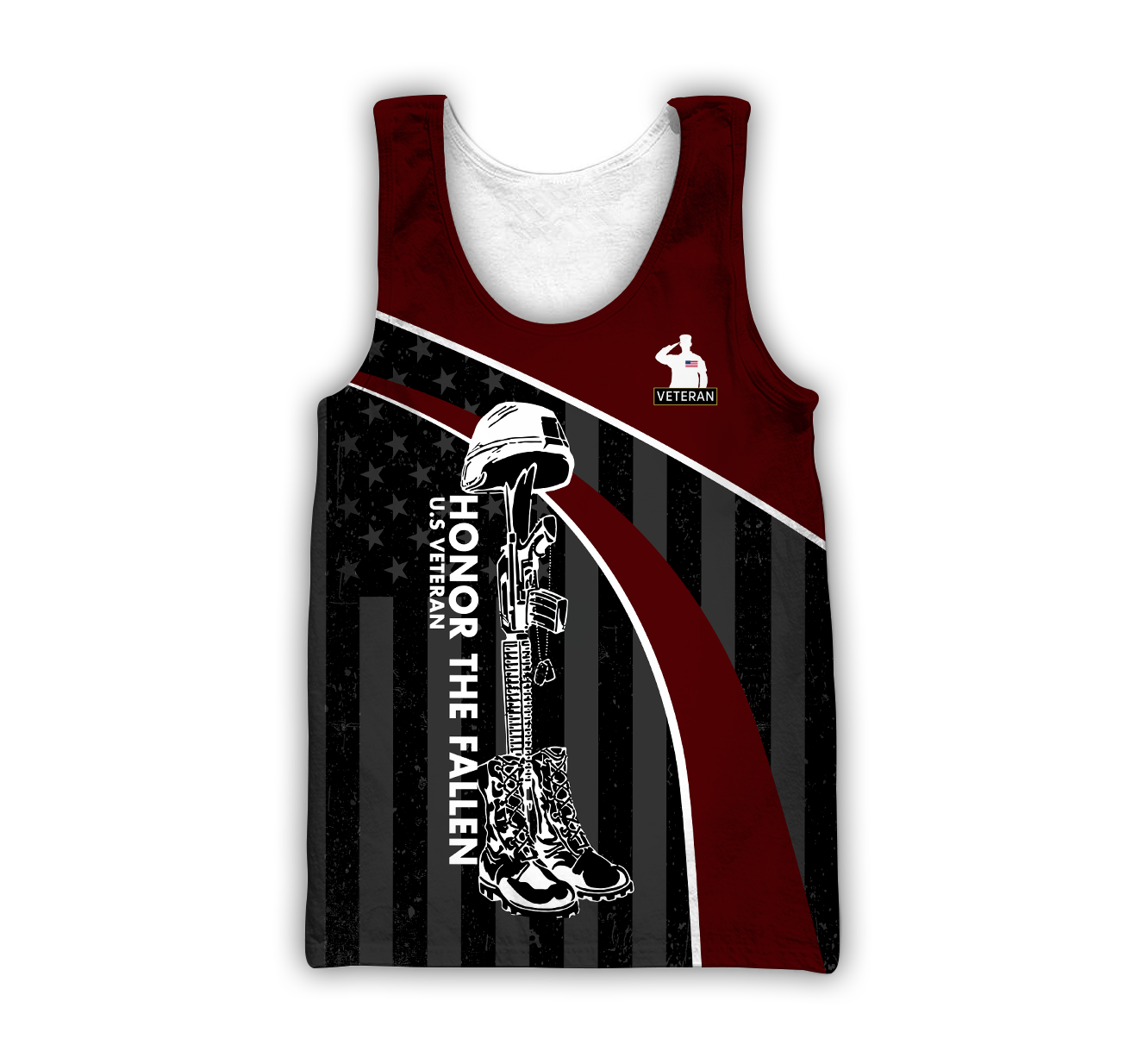 Veteran Honor the fallen I will 3d all over printed shirts for men and women TR2605201S-Apparel-Huyencass-Tank Top-S-Vibe Cosy™