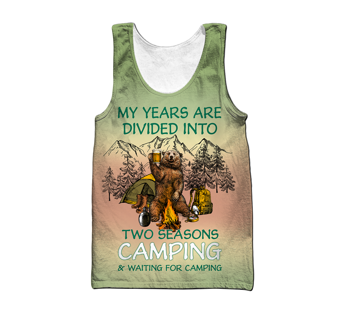 Beautiful All Over Printed Camping Hoodie For Men And Women Pi01092003-MEI
