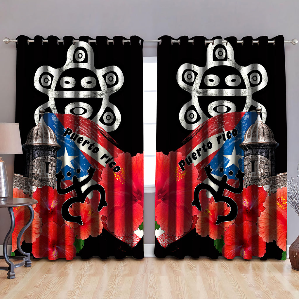 Sol Taino Puerto Rico Curtains MH23022103