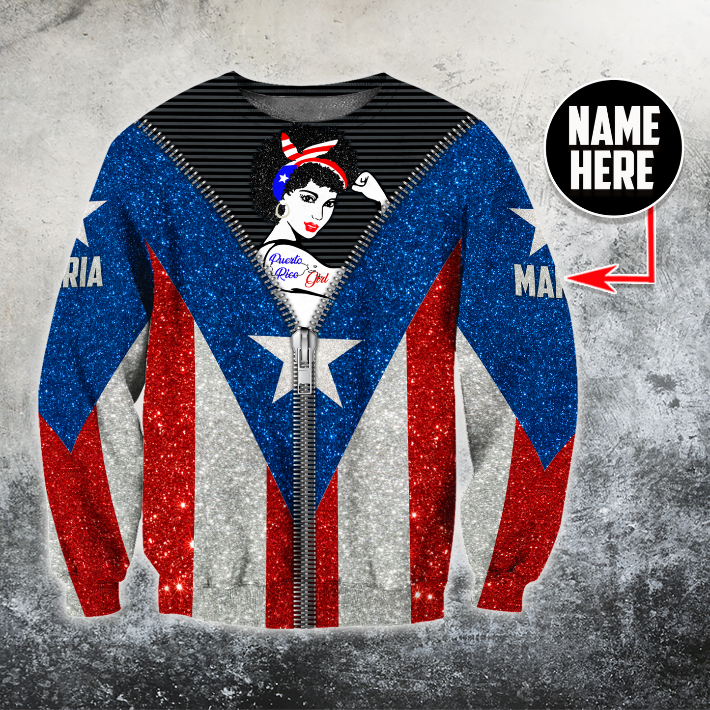 Customize Name Puerto Rico Girl Shirts For Men And Women TNA03032103