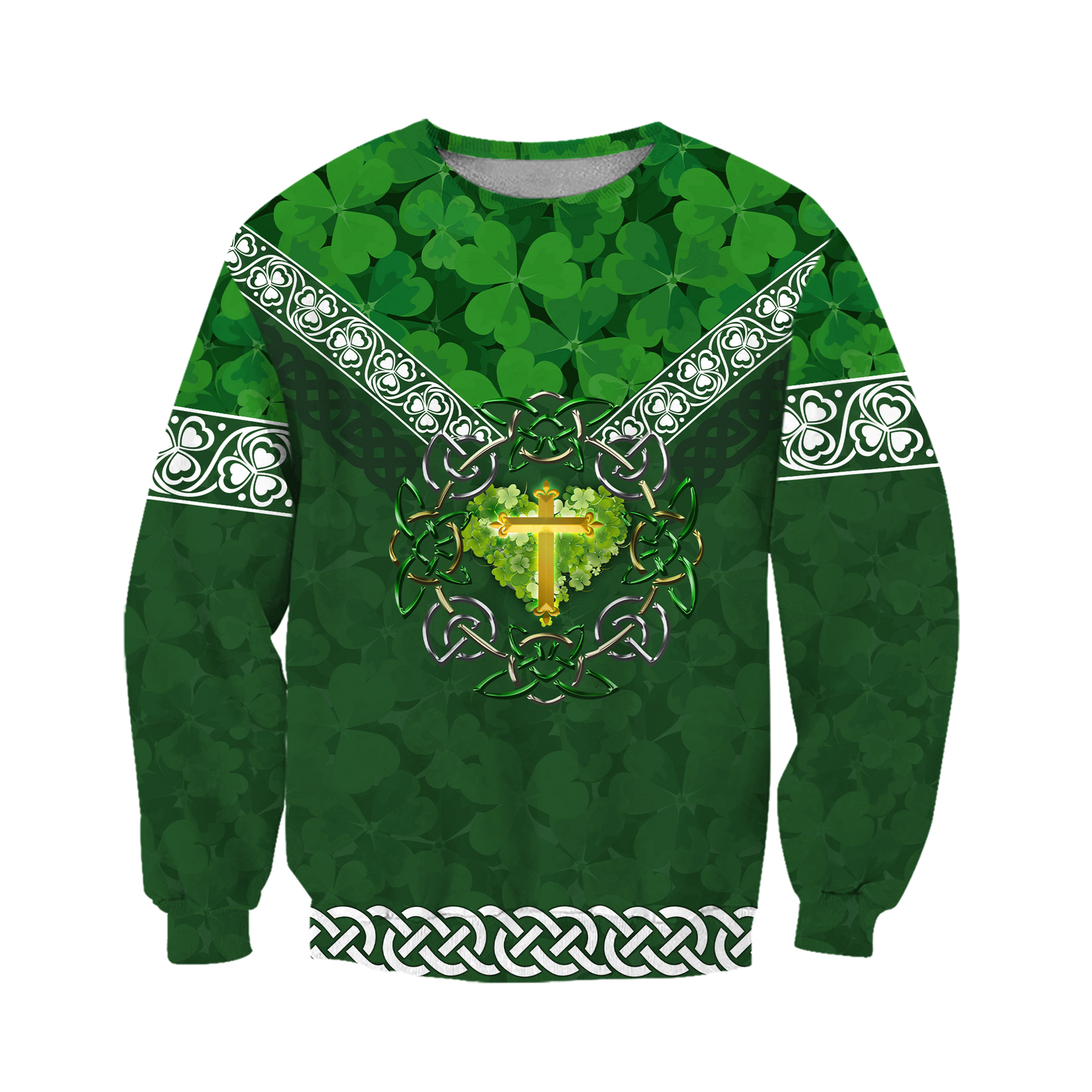 Premium Christian Jesus Easter St Patrick's Day 3D All Over Printed Unisex Shirts