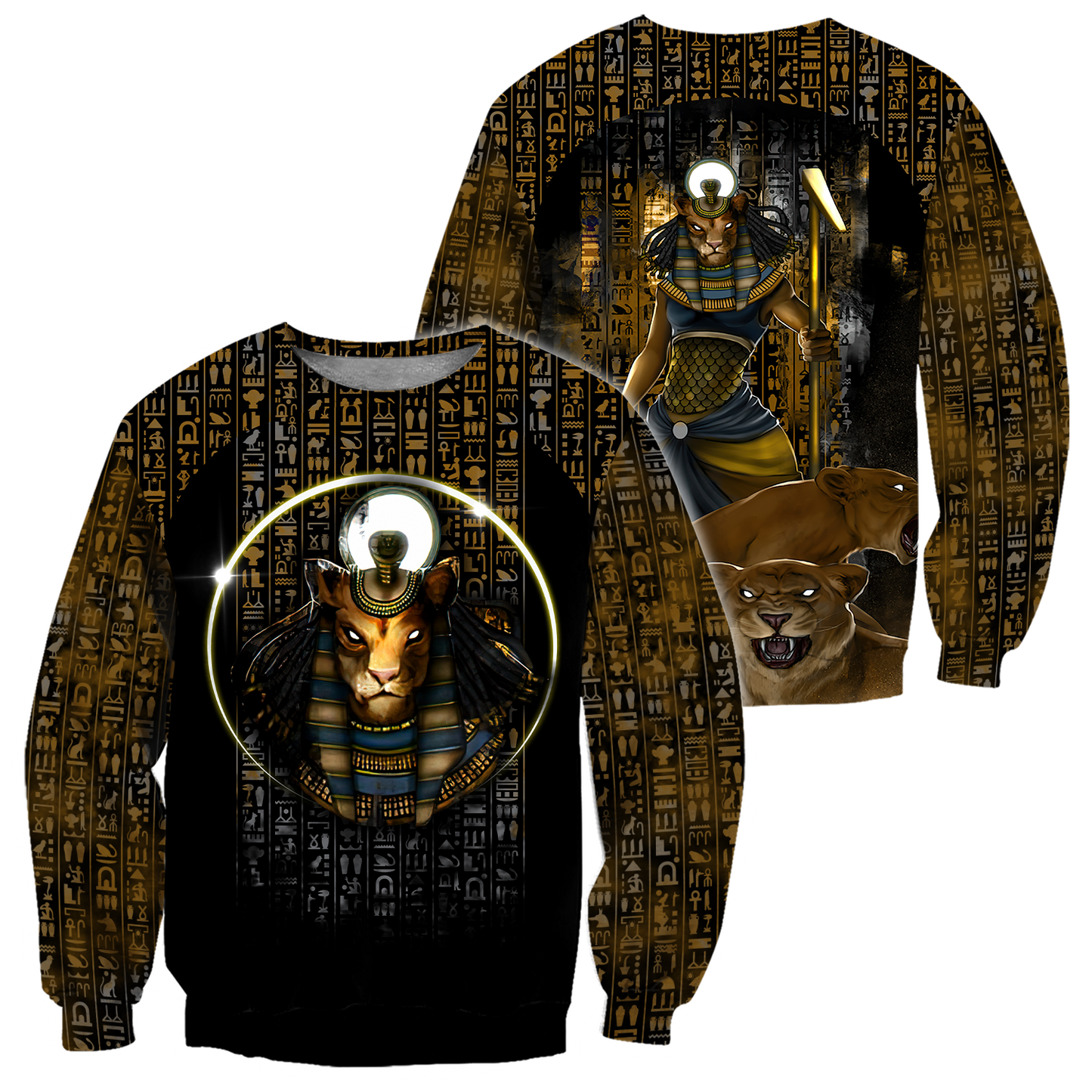 The Gods of Egypt - Sekhmet 3D All Over Printed Unisex Shirts