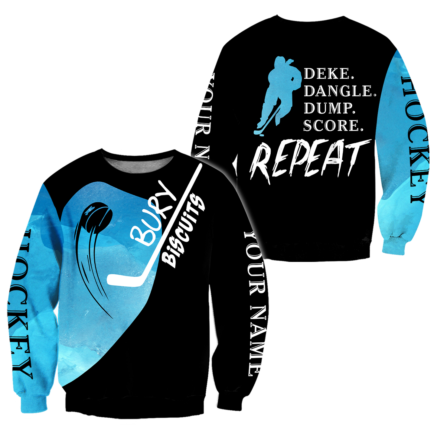 3D All Over Printed Ice Hockey Unisex Shirts