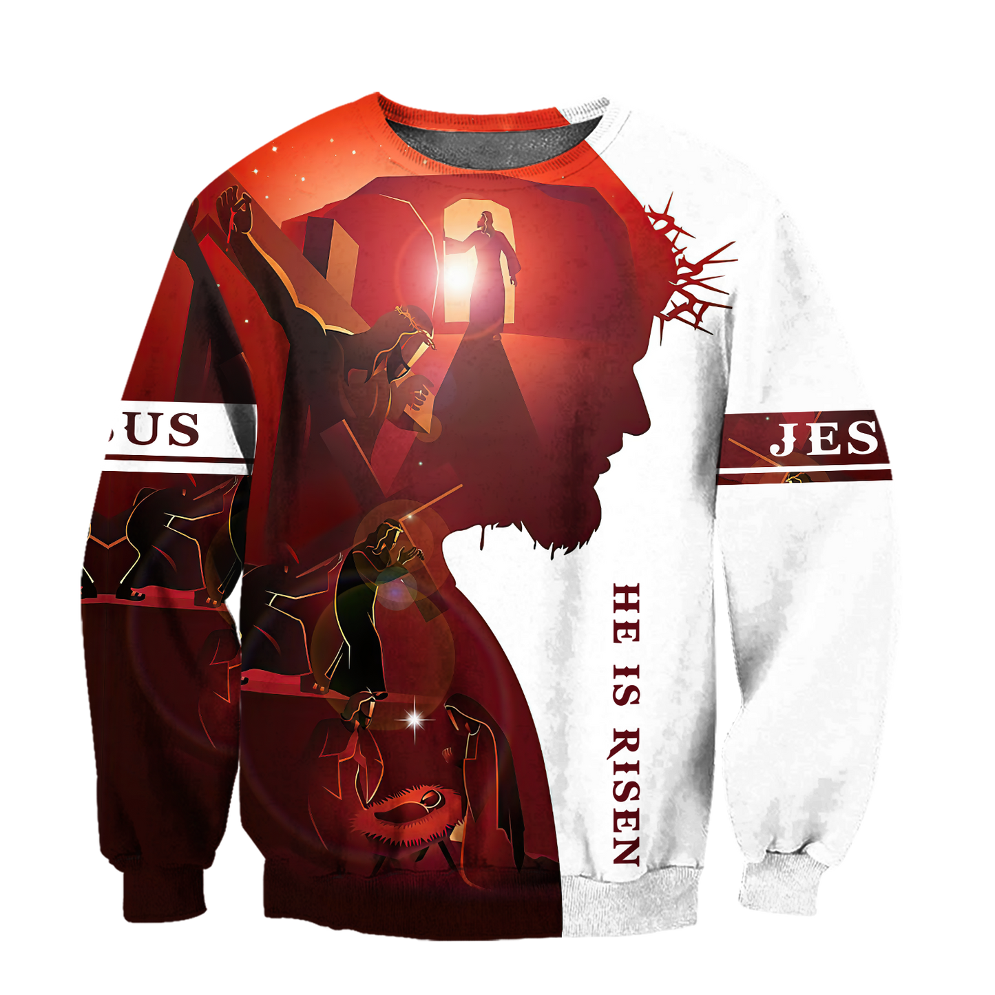 Premium Christian Jesus Easter 3D All Over Printed Unisex Shirts