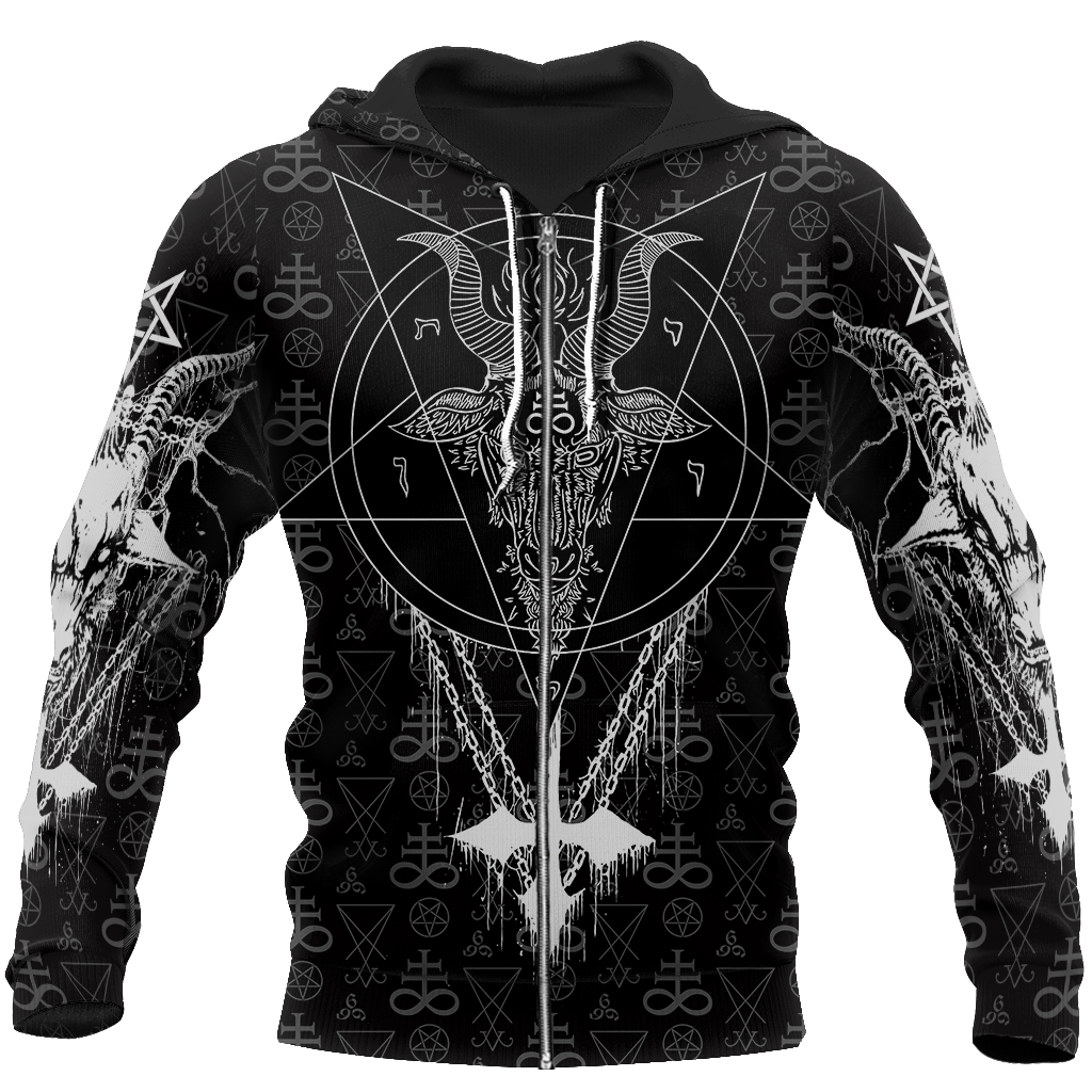 Satanic 3D All Over Printed Hoodie MP856CHV