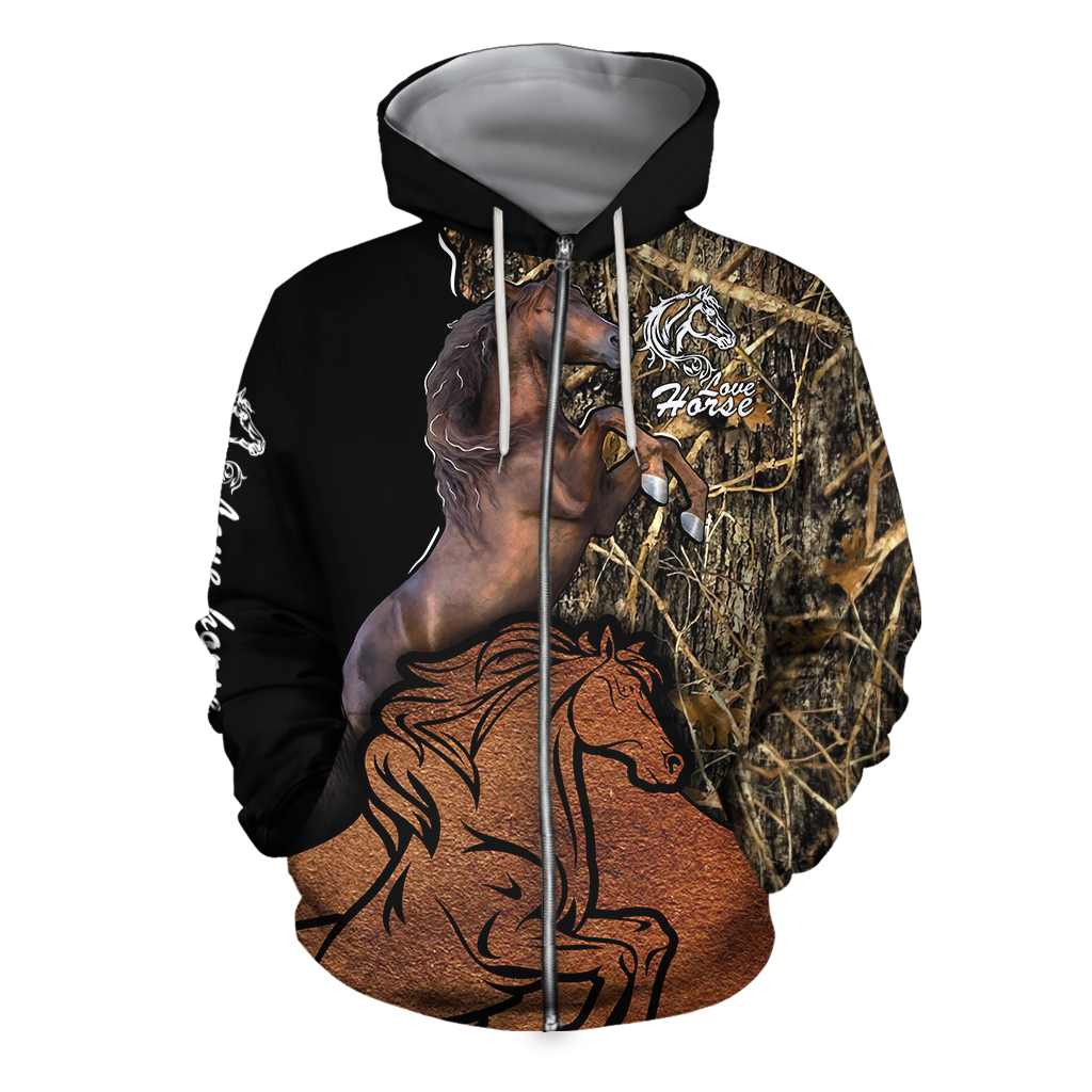 Beautiful Horse Shirt Muddy Design - Winter Set for Men and Women JJ111201-Apparel-NNK-Hoodie-S-Vibe Cosy™