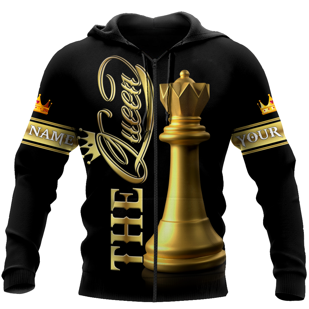 3D All Over Printed Chess Lovers- Queen Unisex Shirts NTN17022101 Custom Name XT