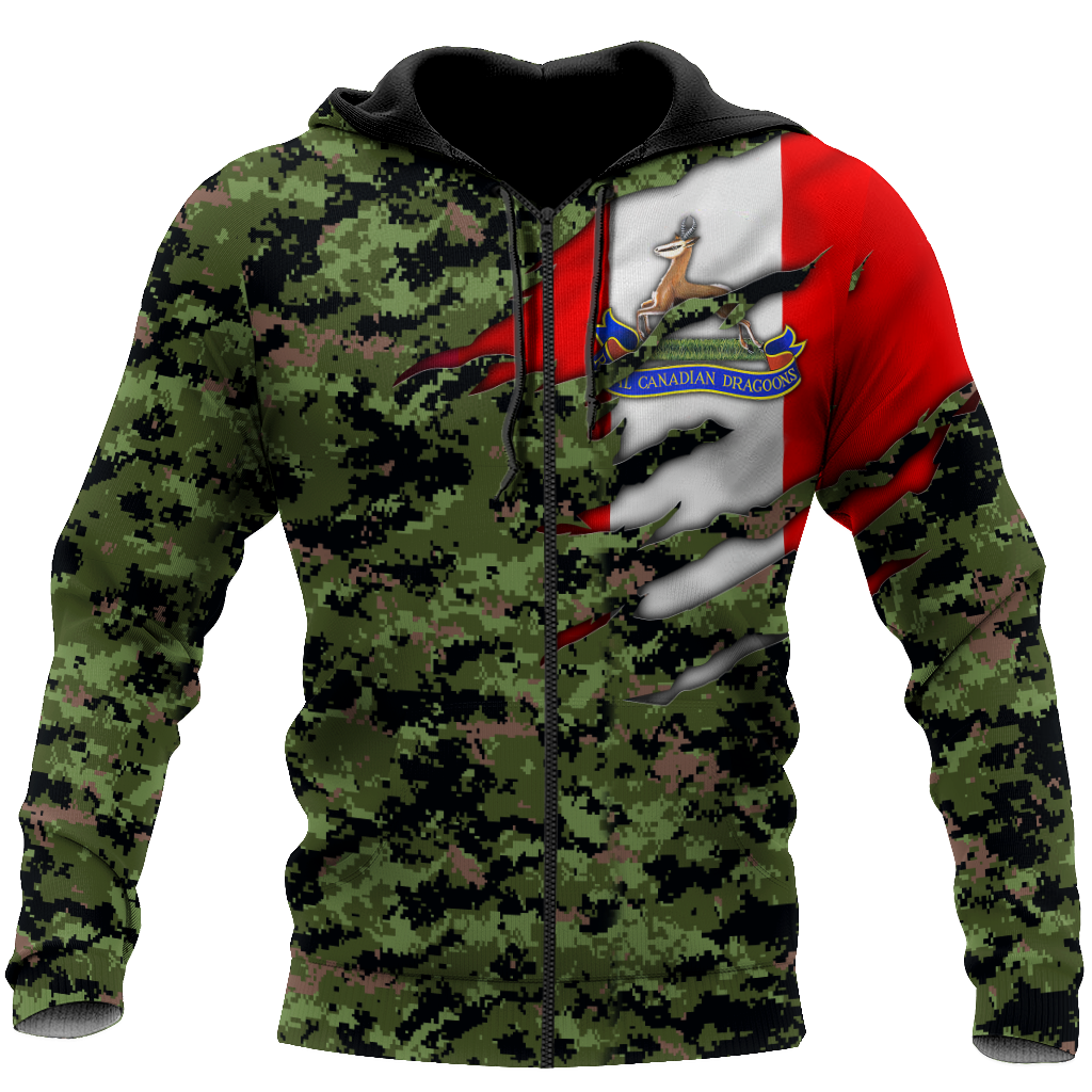 Royal Canadian Dragoons Pullover 3D All Over Printed Shirts PD12032103