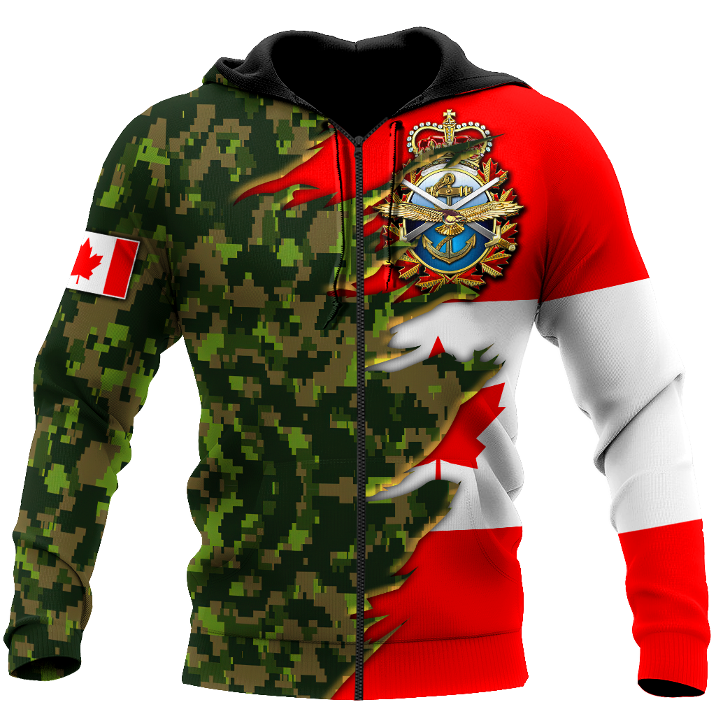 Canadian Veteran 3D All Over Printed Shirts MH08032106