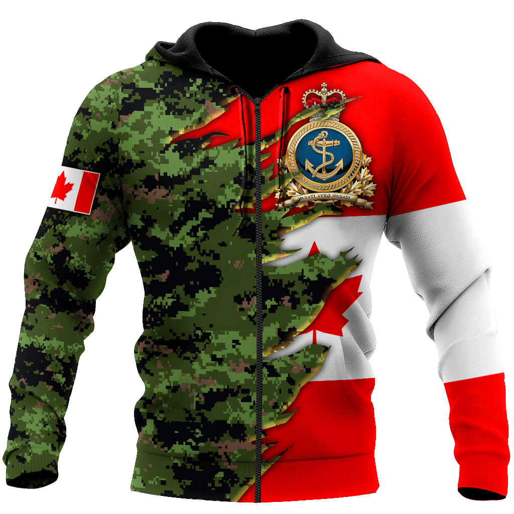 Canadian Air Force Veteran 3D All Over Printed Shirts MH10032109